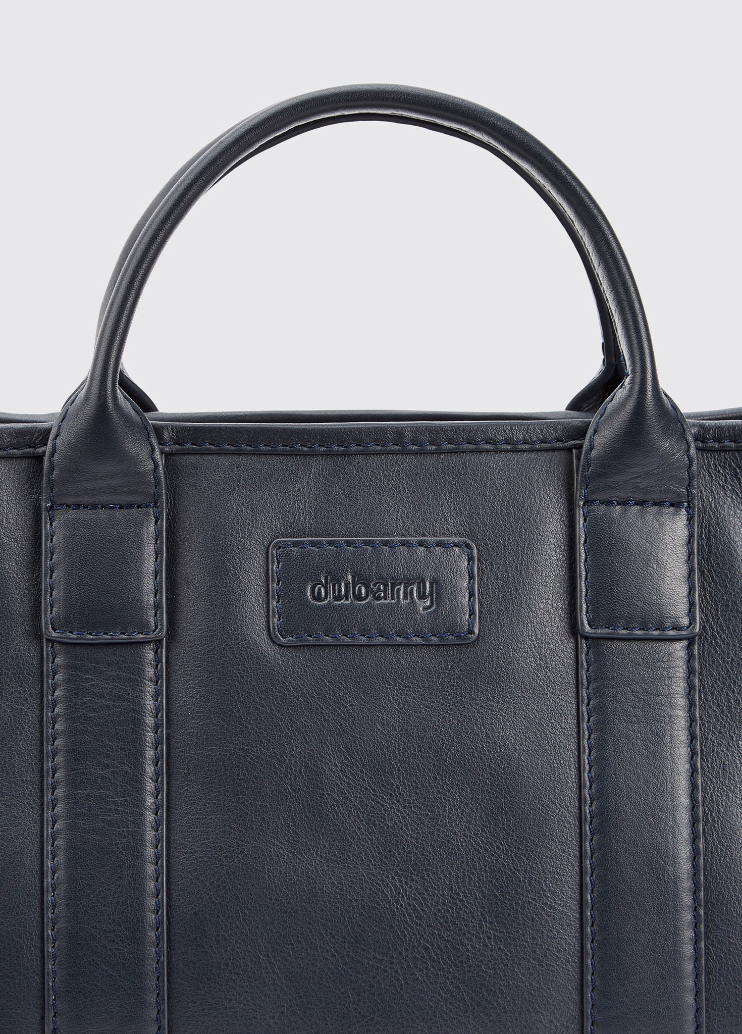 Ramelton Medium size leather handbag - Navy
