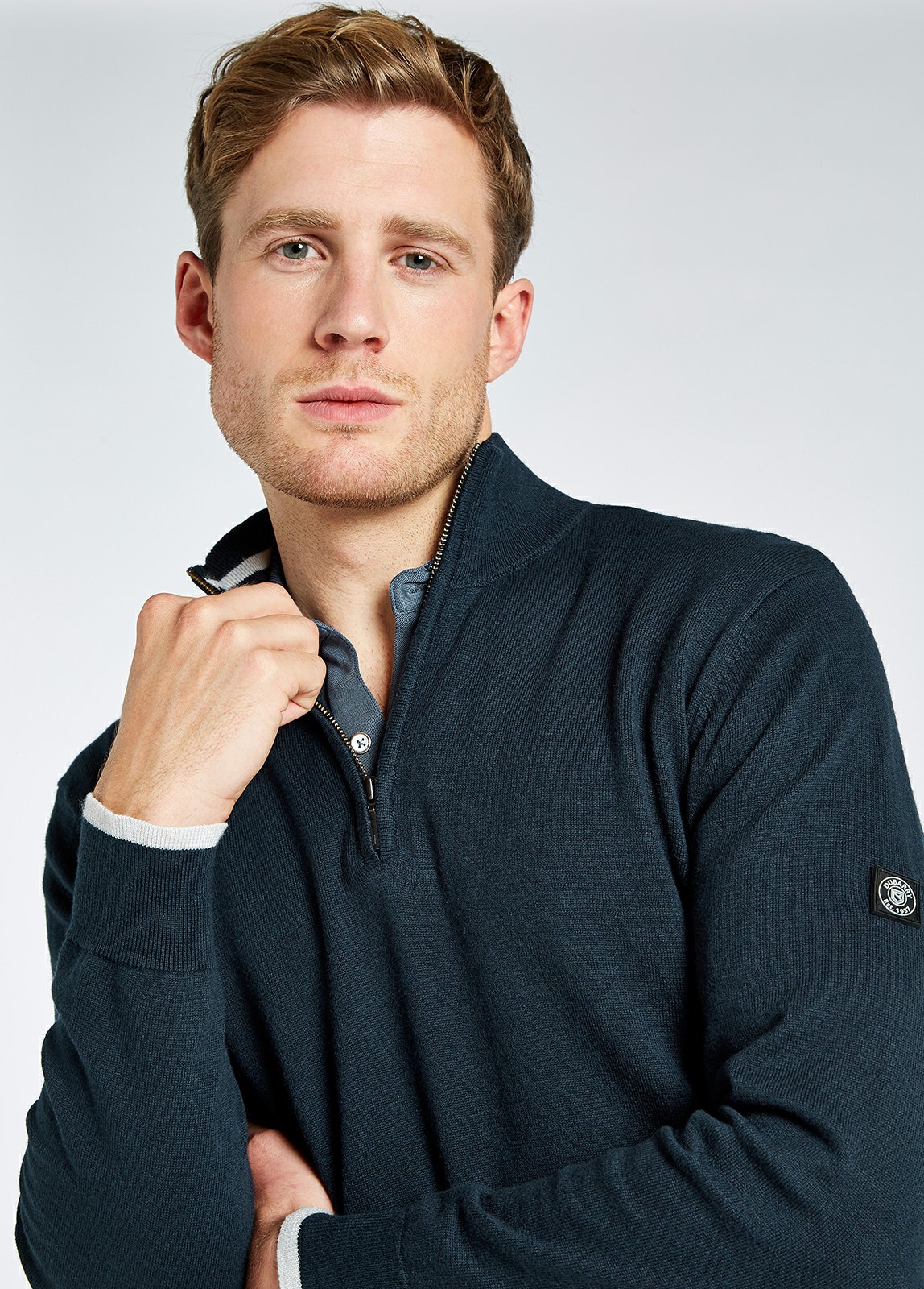 Dubarry Villerstown Knit Men's Knitwear Navy