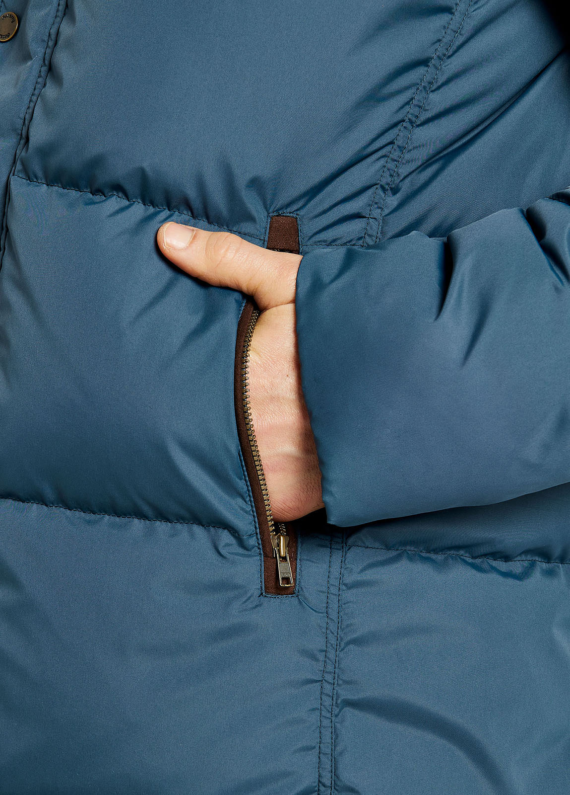 Talbot Men's Down Filled Jacket - Steel - Sample