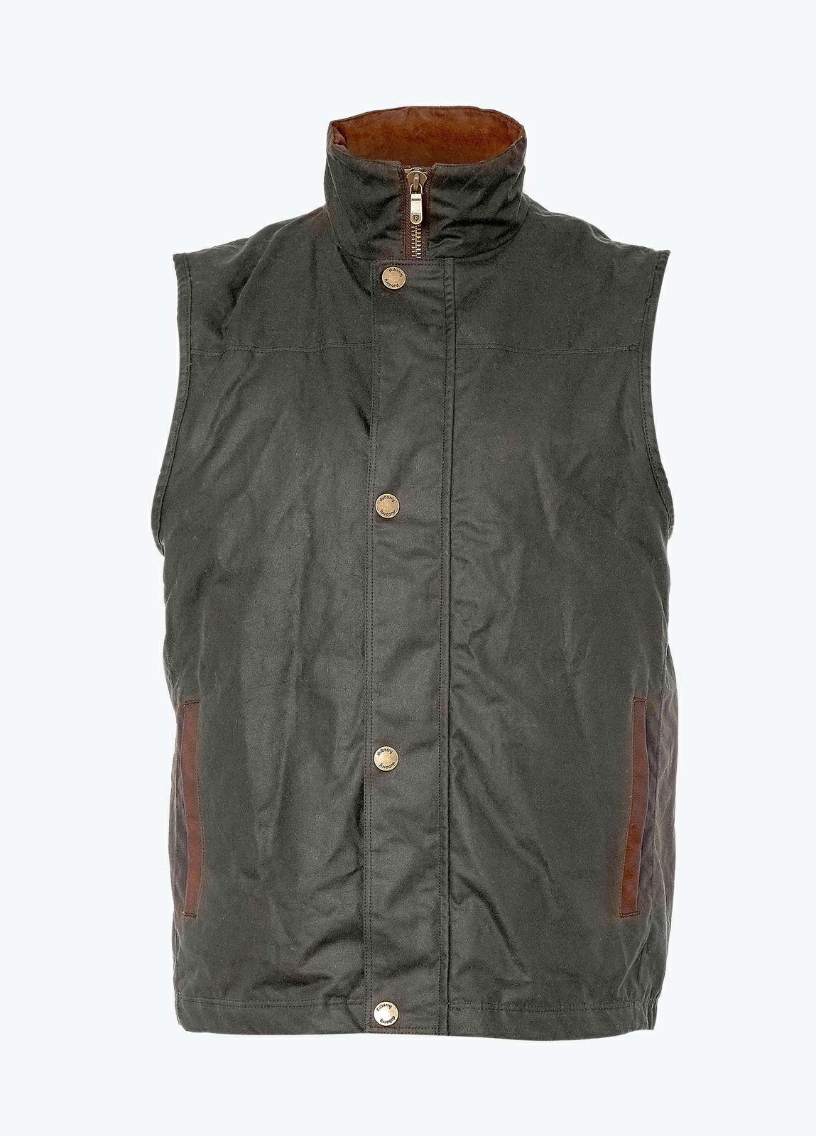 Dubarry Mayfly Wax Men's Vest Olive