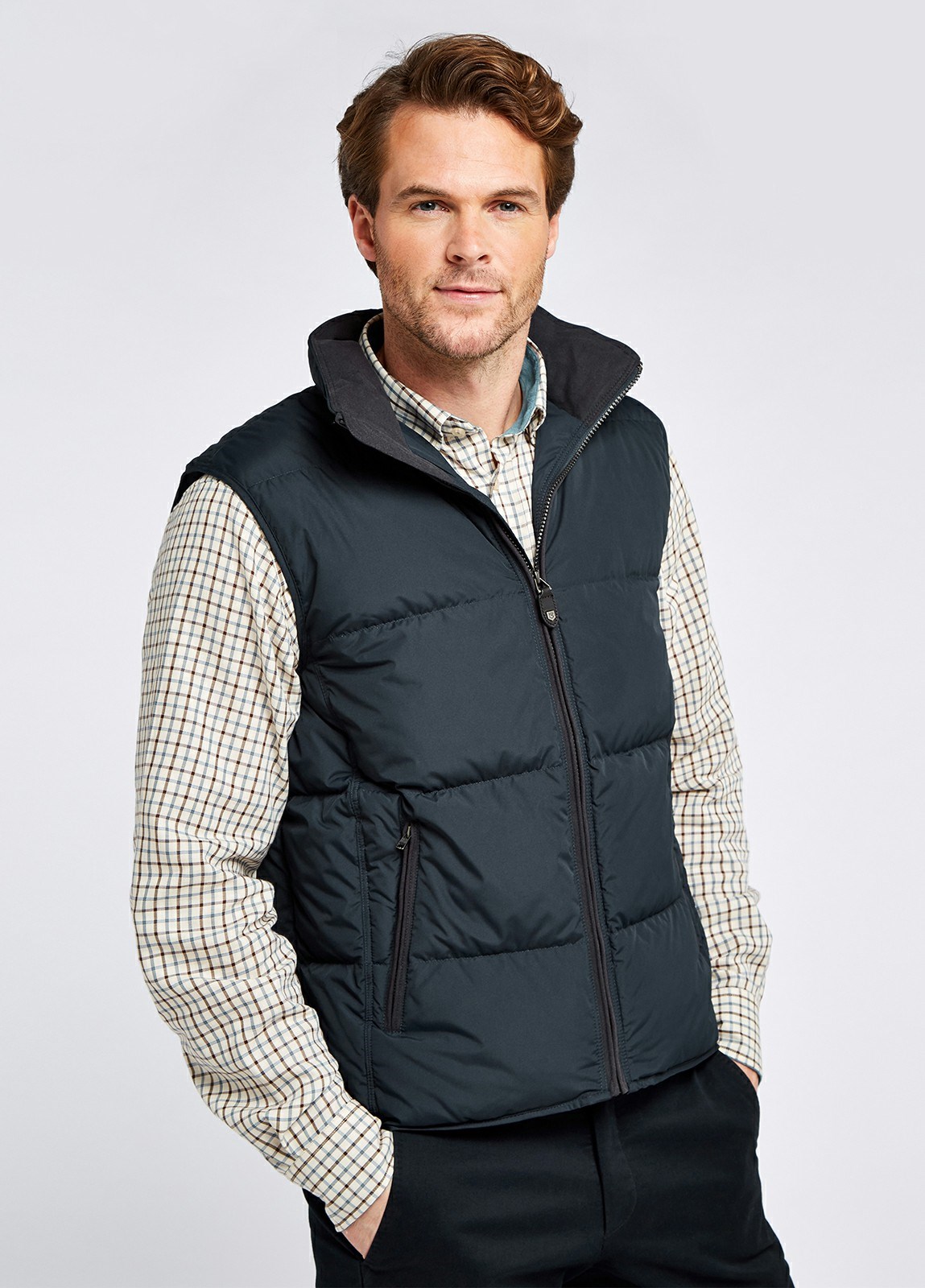Dubarry Graystown Down Men's Vest Navy