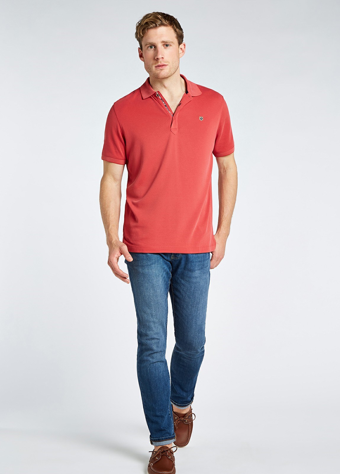 Dubarry Ormsby Men's Polo Shirts Red