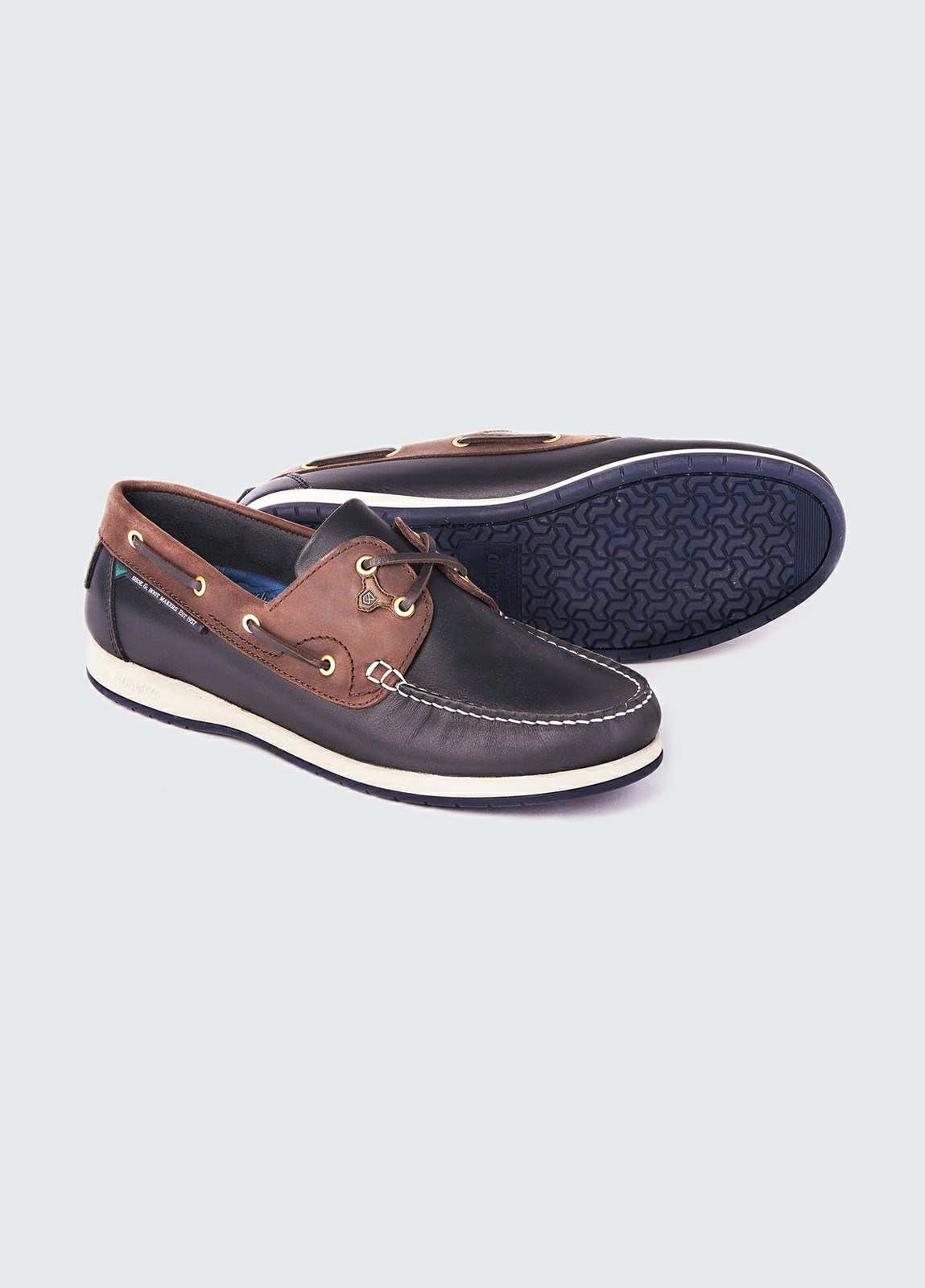 Dubarry Sailmaker X LT Men's Boat Shoes Navy / Brown