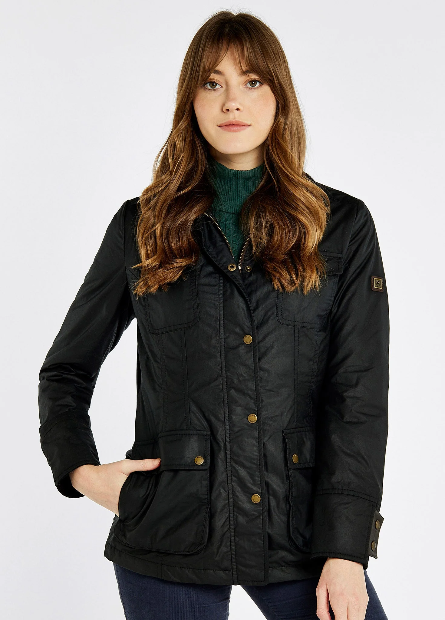 Munsboro Waxed Cotton Jacket - Black