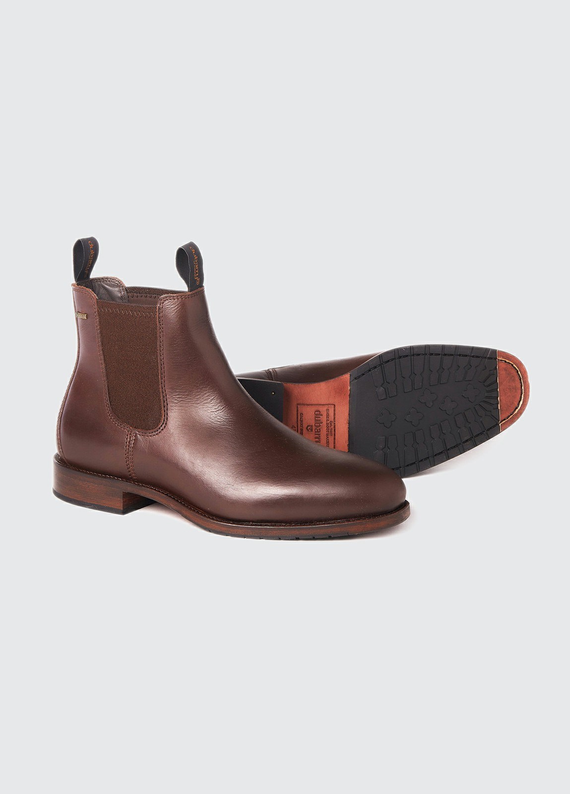 Dubarry Kerry Leather Soled Men's Chelsea Boots Chocolate