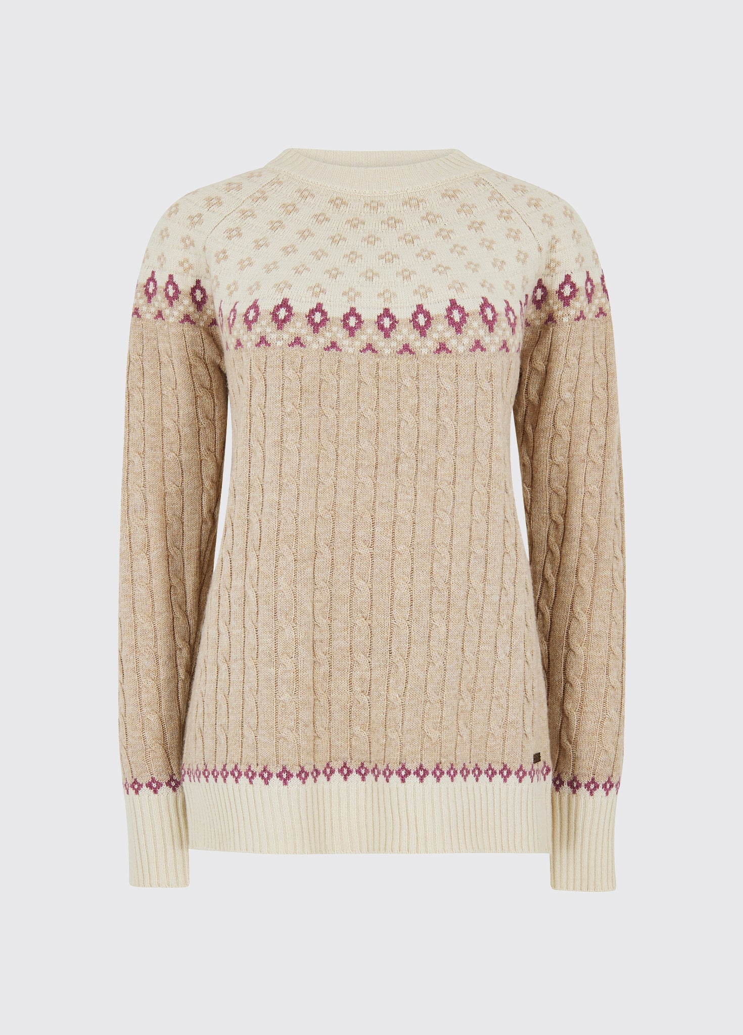 Thornfield Women's Fair Isle knit - Oat