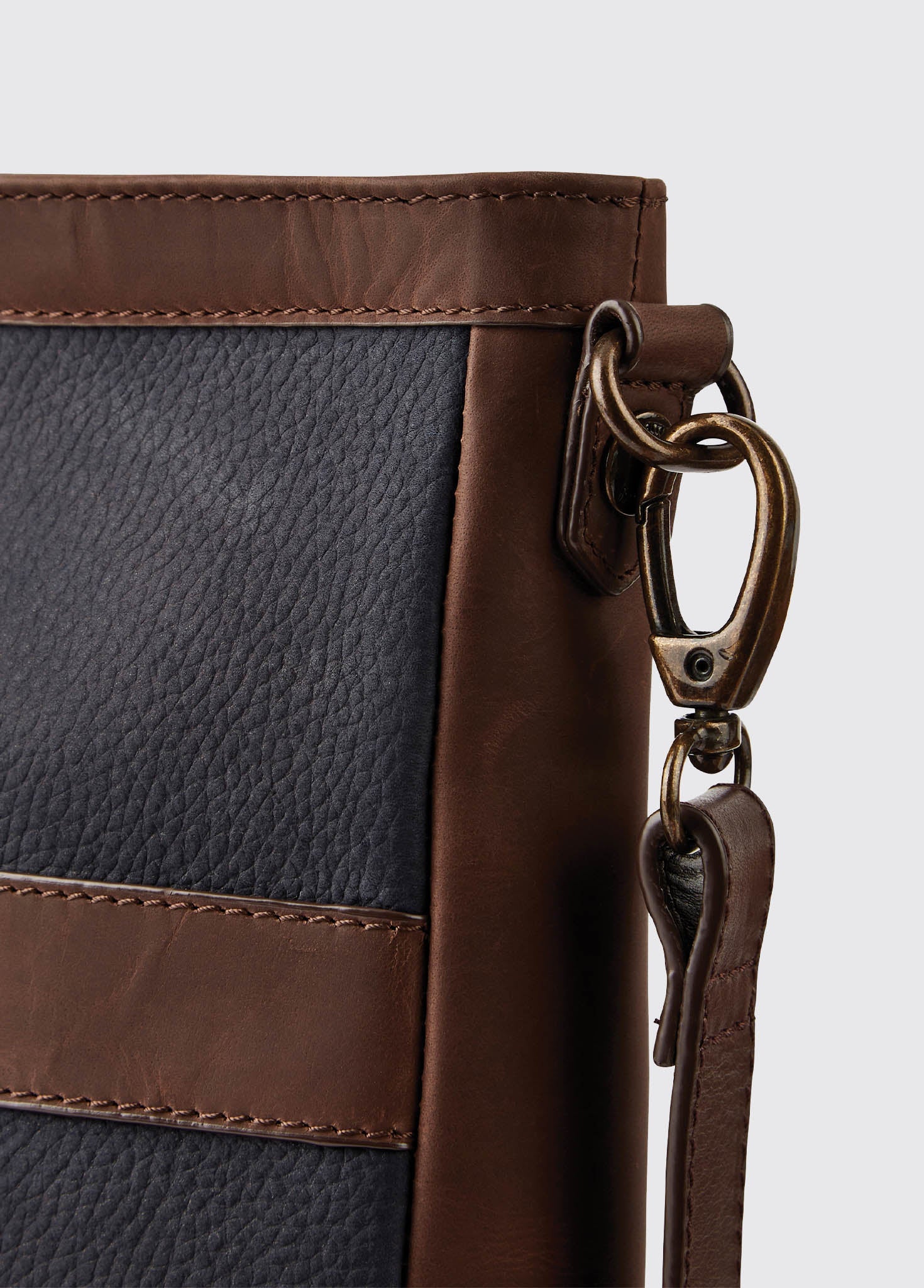 Ardmore Cross Body Bag - Navy/Brown