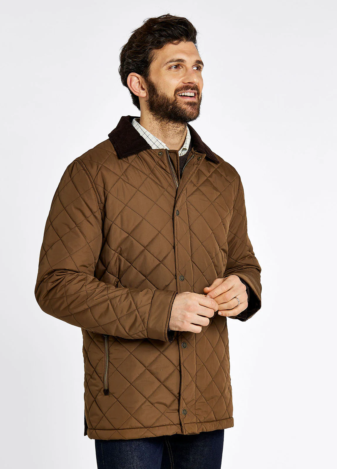 Mountusher Men's Quilted Jacket - Bronze - Sample
