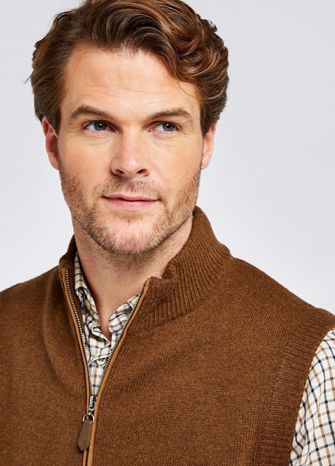 Dubarry Upperwood Bodywarmer Men's Knitwear Brown