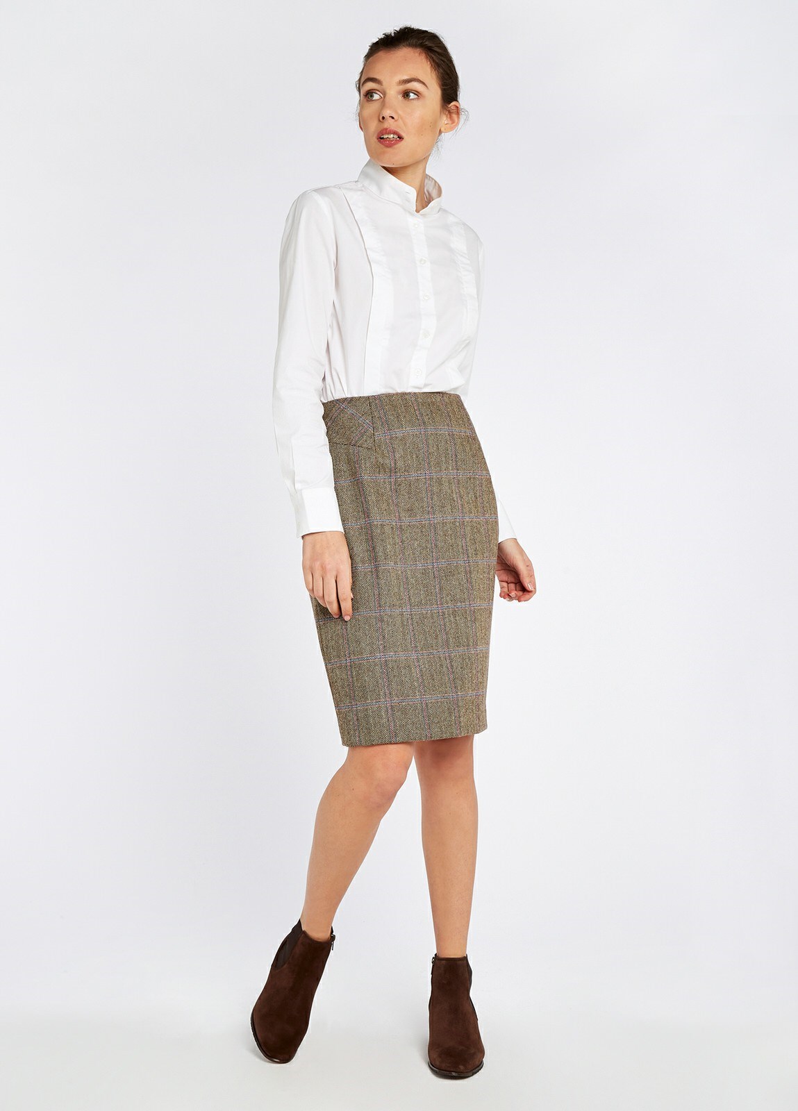 Dubarry Fern Tweed Women's Skirts Brown