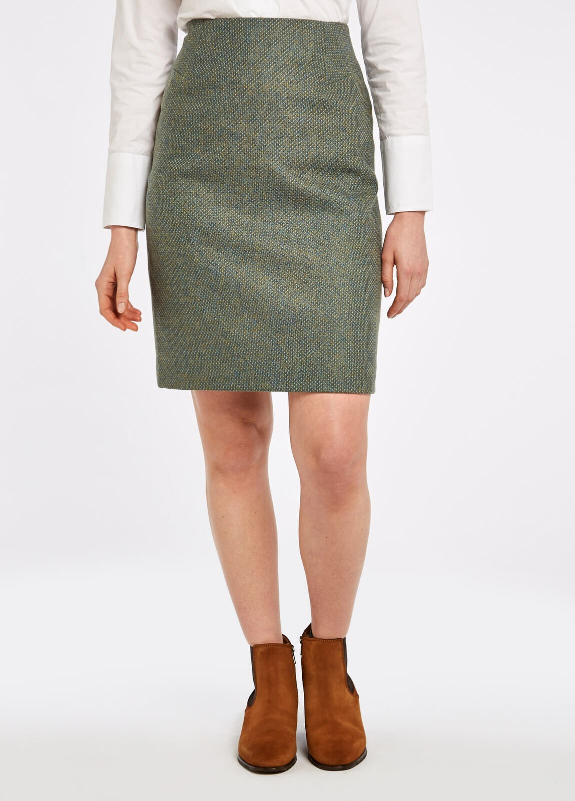 Dubarry Fern Tweed Women's Skirts Green