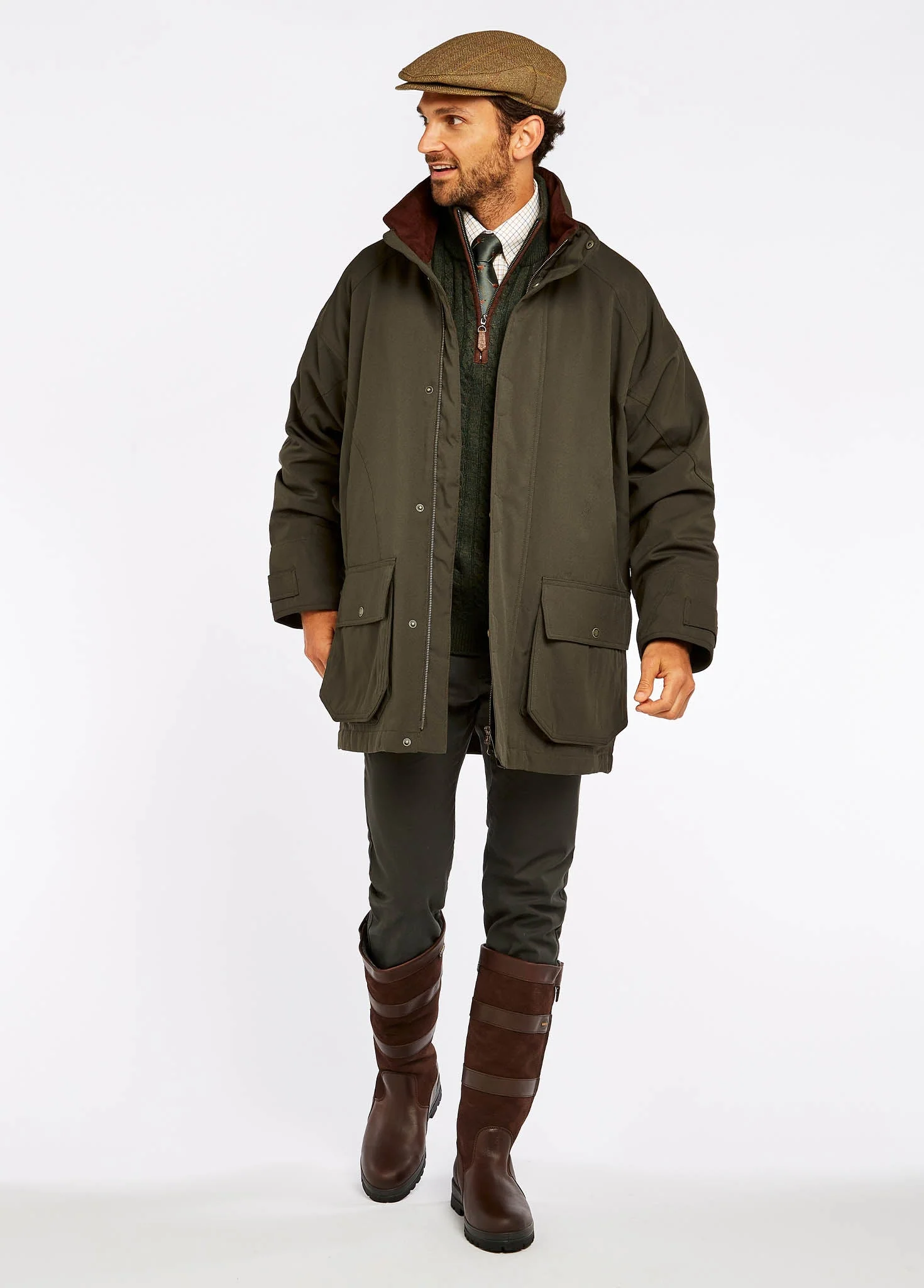 Rosleague Men's Shooting Coat - Ivy