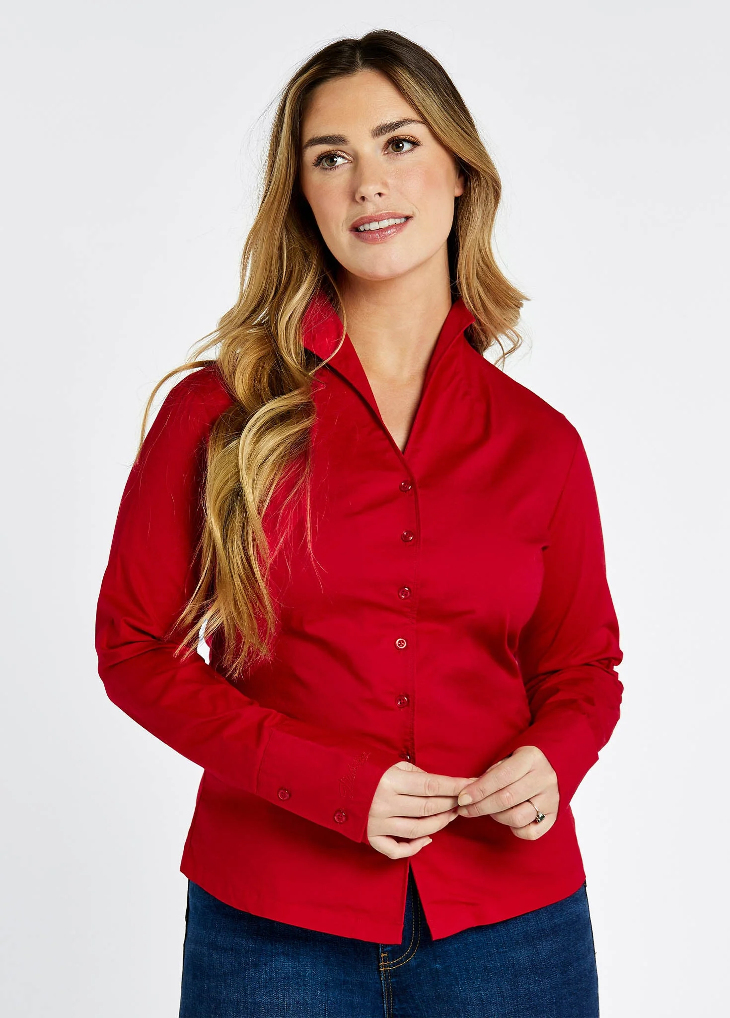 Snowdrop Shirt - Cardinal