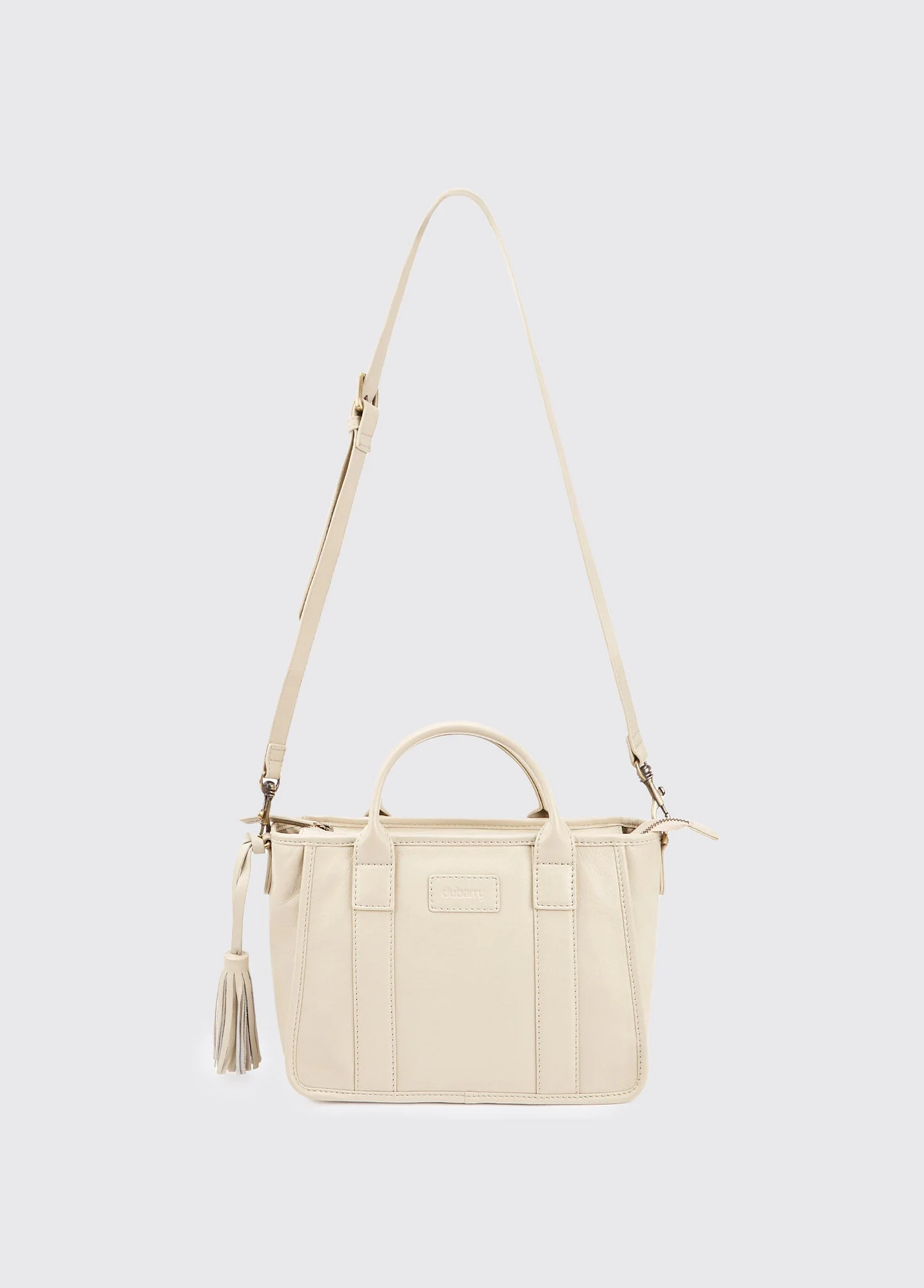 Ramelton Medium size leather handbag - Oyster