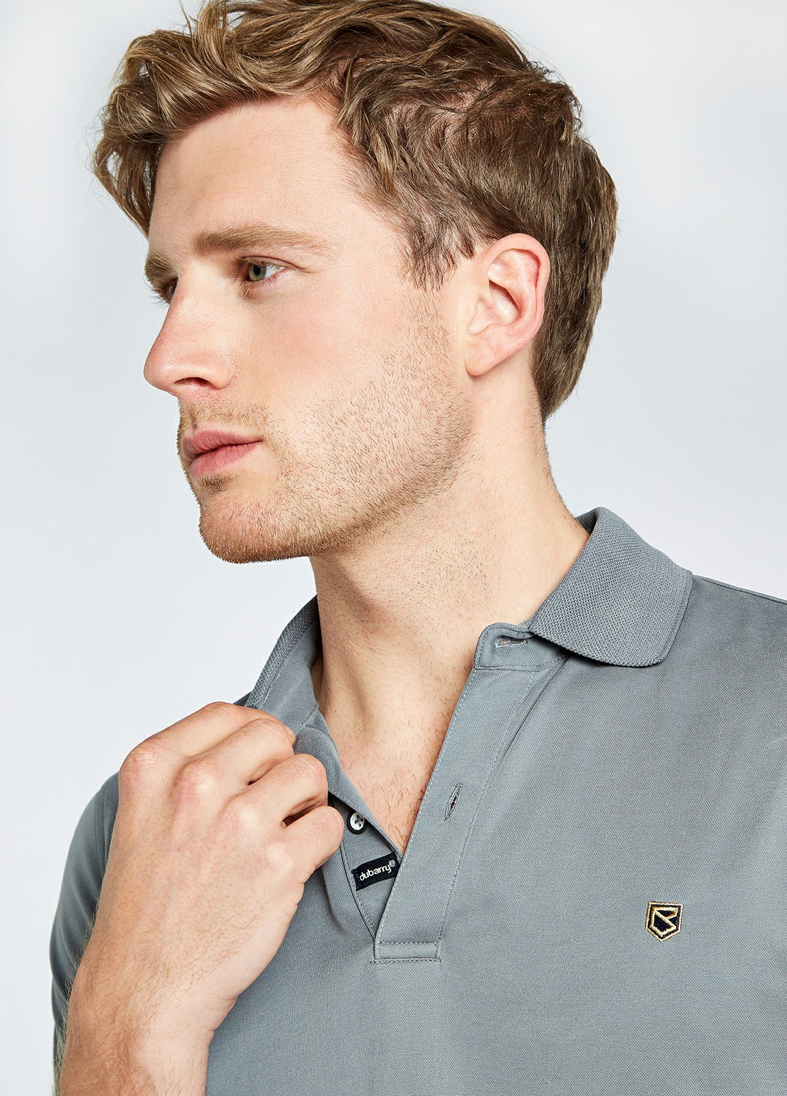 Dubarry Sweeney Men's Polo Shirts Deep Grey