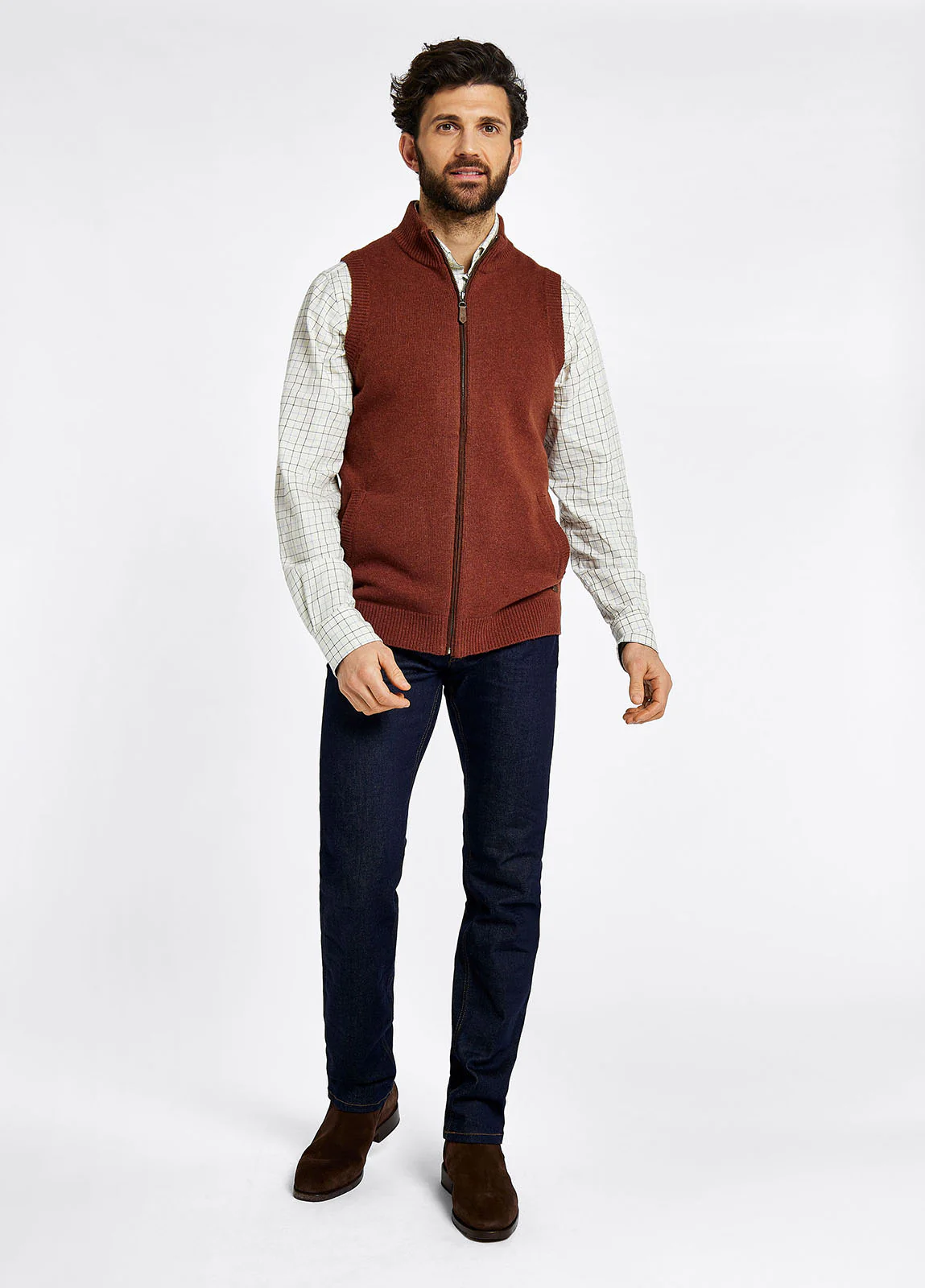 Upperwood Men's Bodywarmer - Russett - Sample