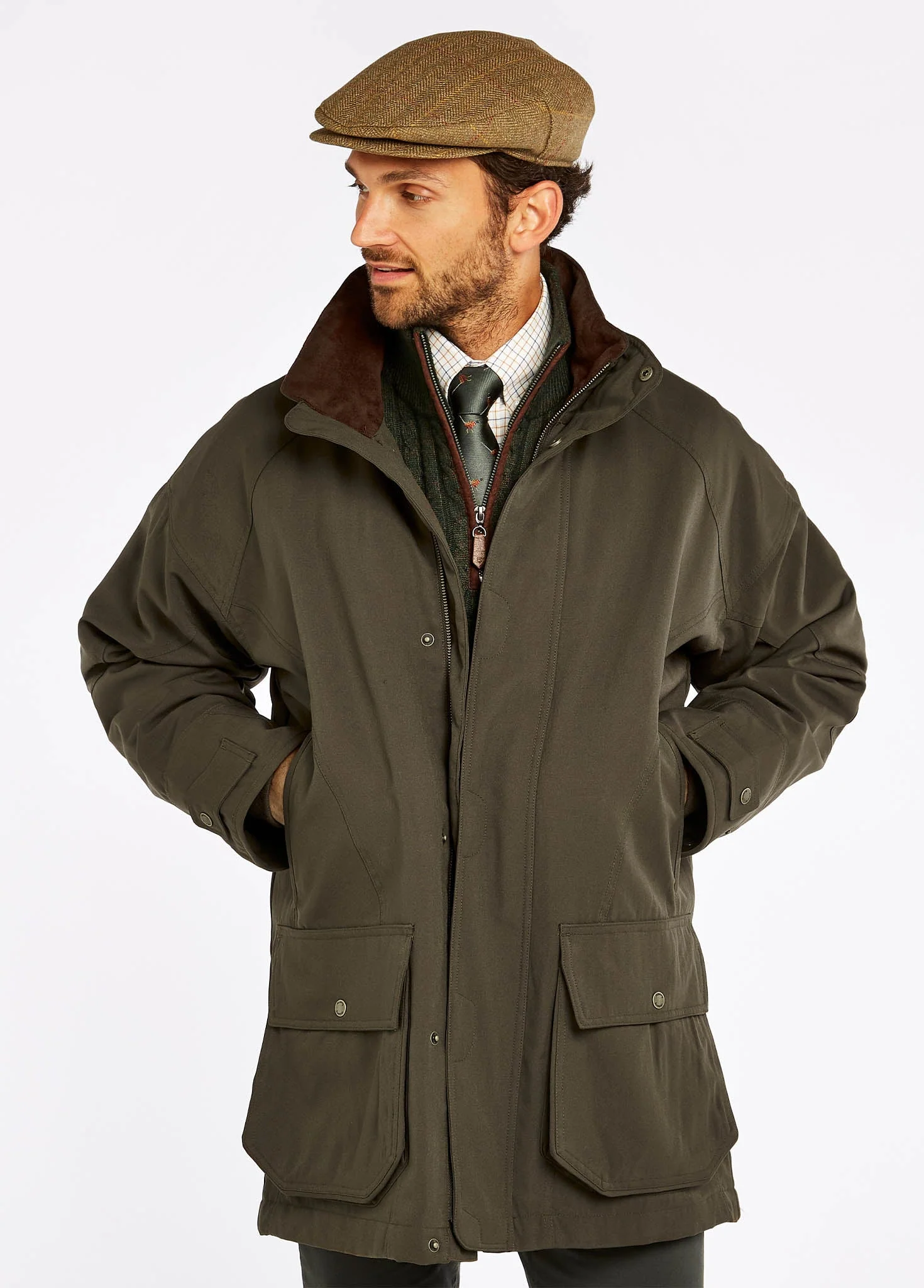 Rosleague Men's Shooting Coat - Ivy