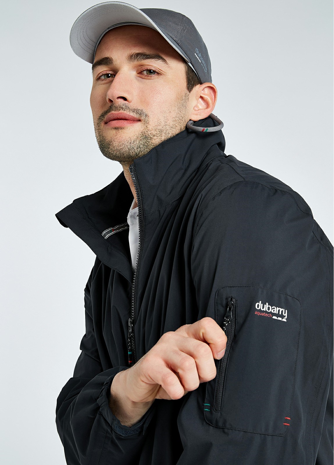 Dubarry Croatia Fleece-lined Crew Men's Jackets Deep Grey