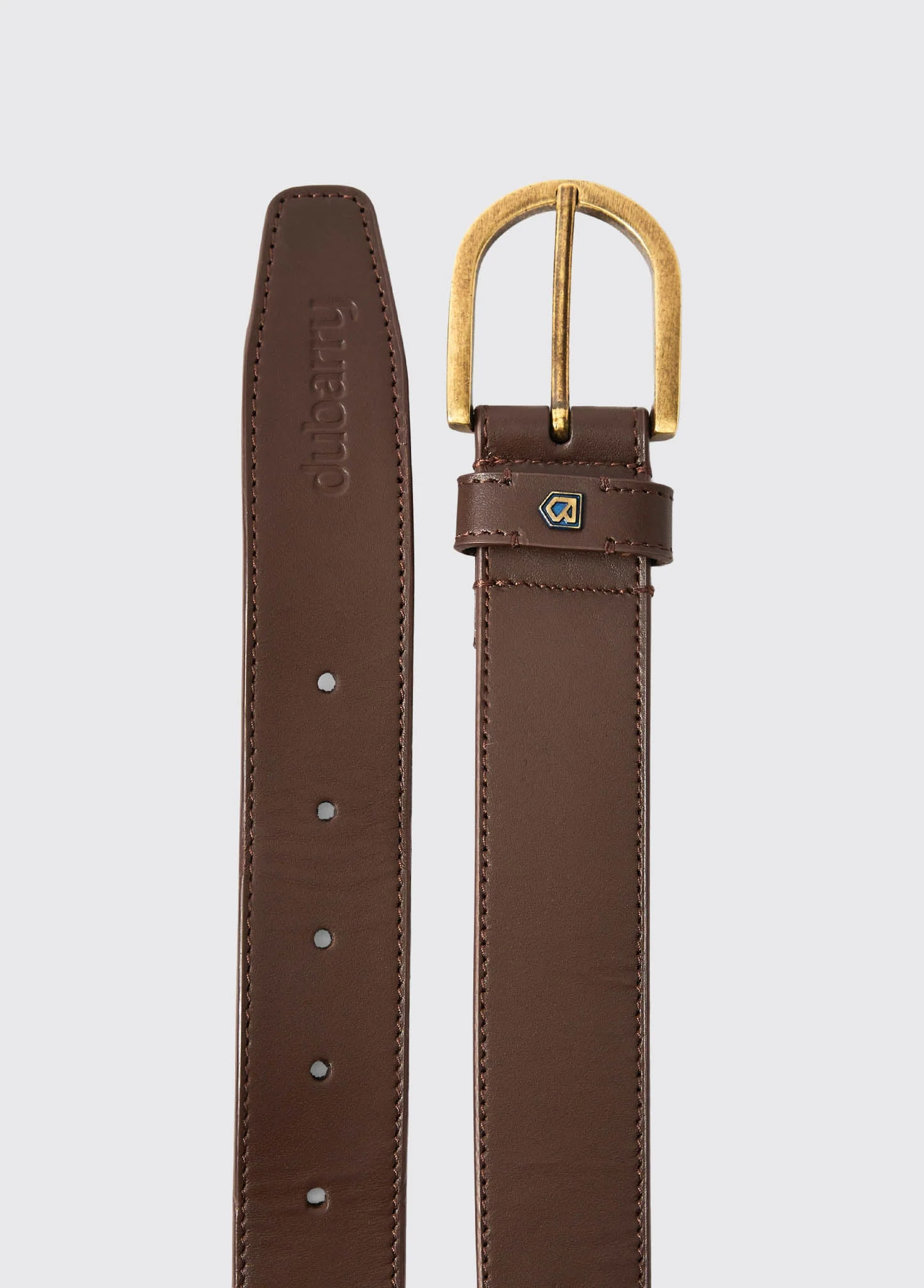 Porthall Leather Belt - Brown