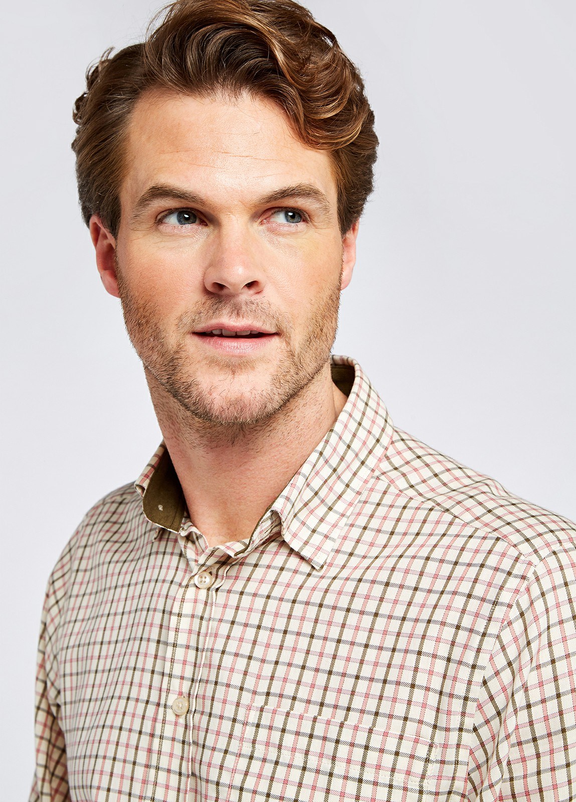 Dubarry Connell Tattersall Check Men's Shirts Green