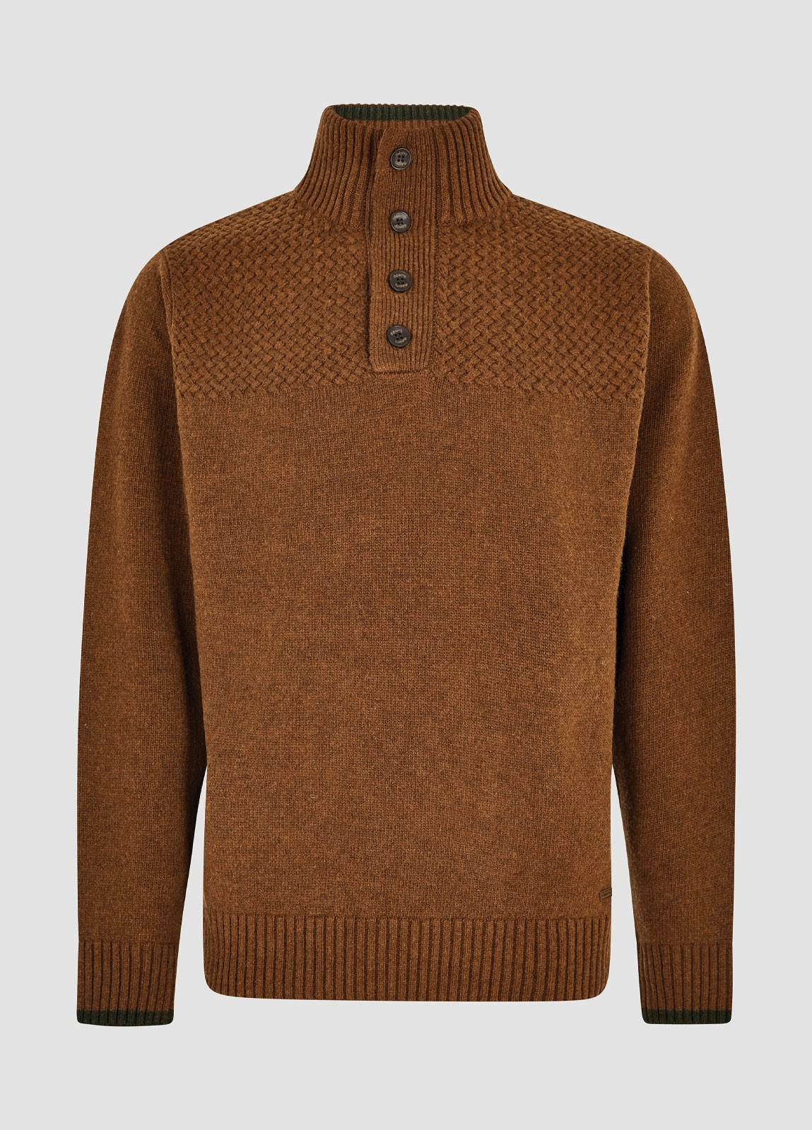 Dubarry Roundwood Knitted Sweater Men's Knitwear Brown