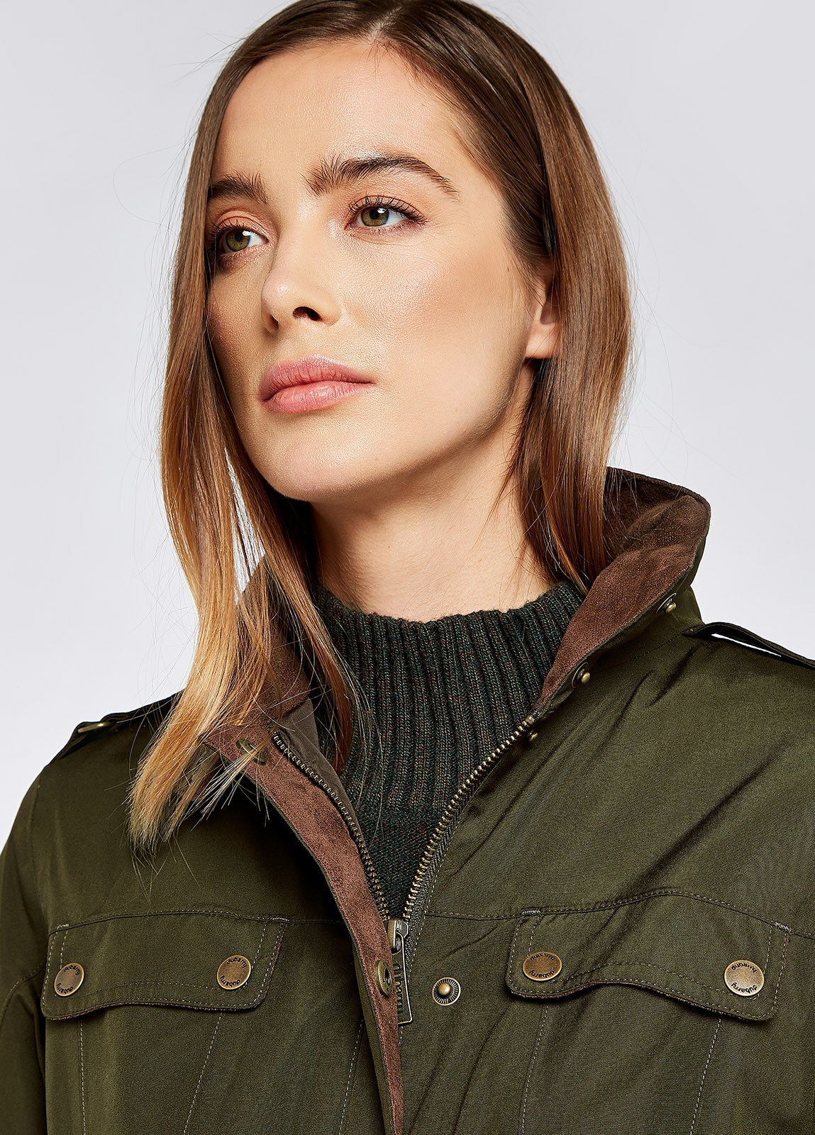 Dubarry Banville Utility Women's Jackets Olive