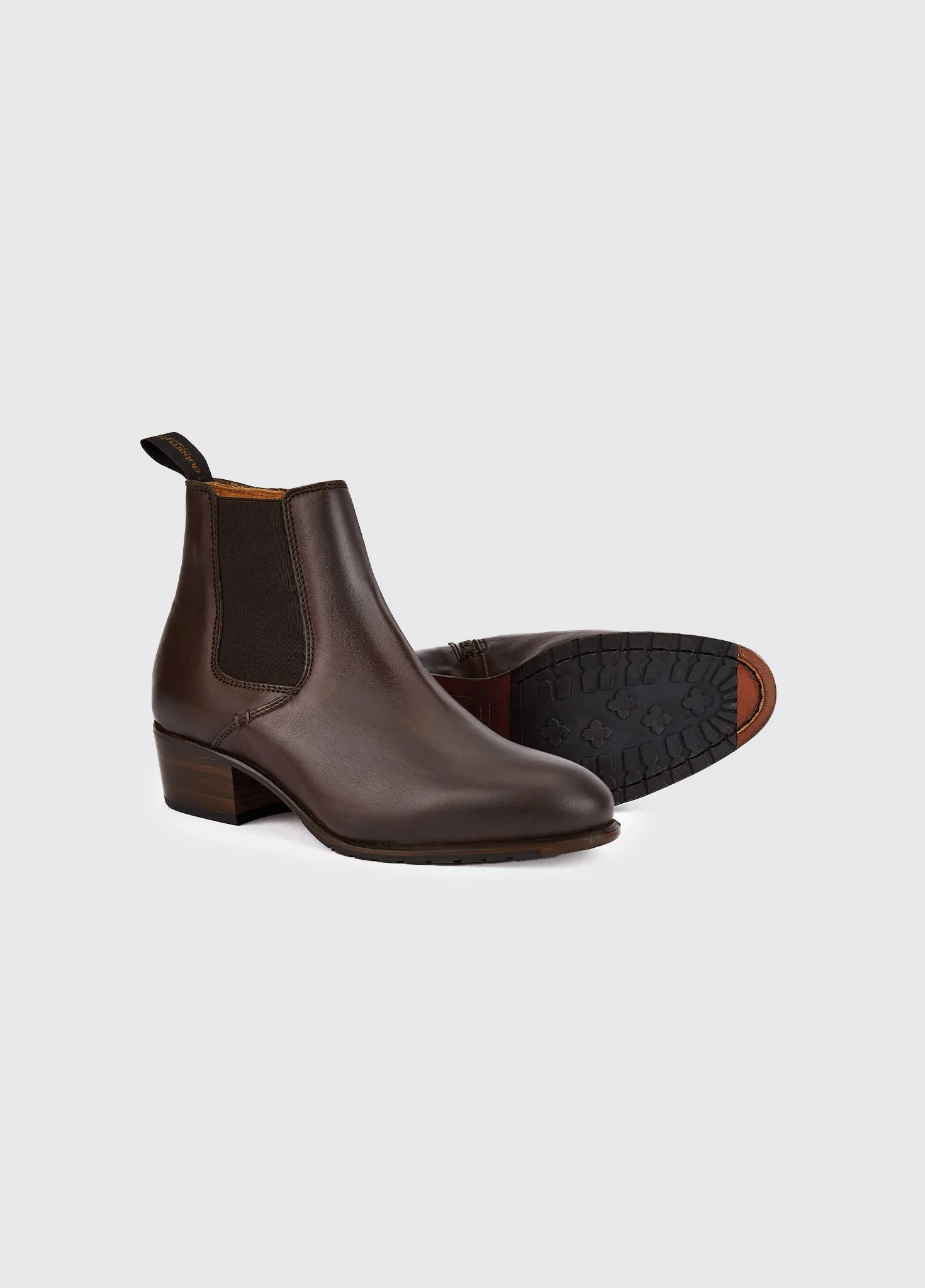 Bray Side Zip Ankle Boot - Old Rum