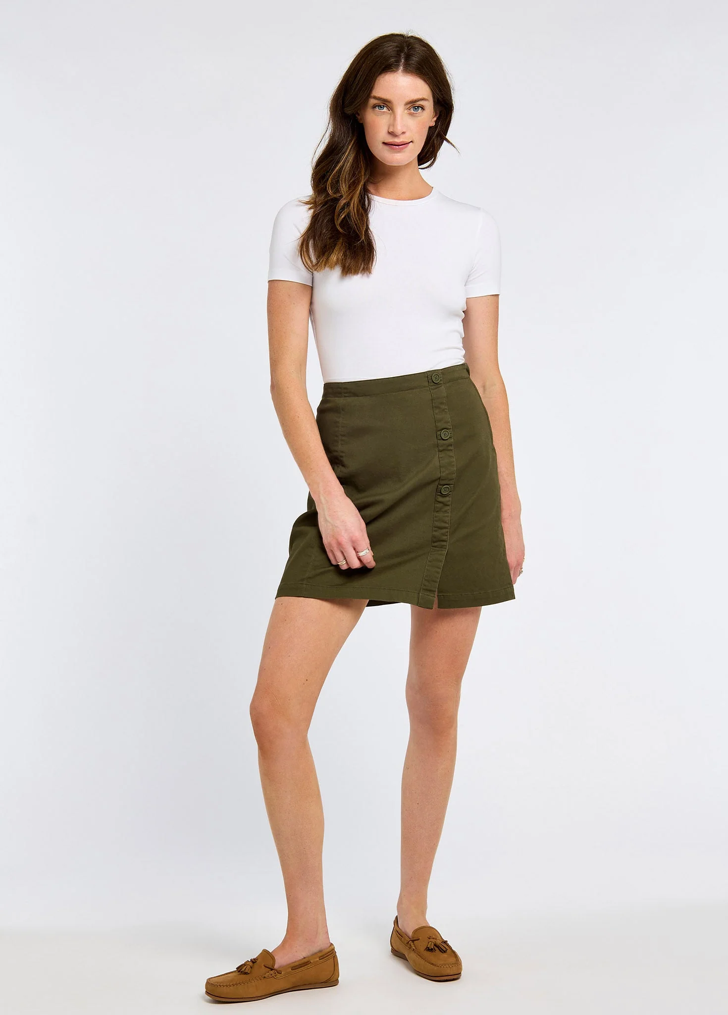 Albany Ladies' Skort - Kelp
