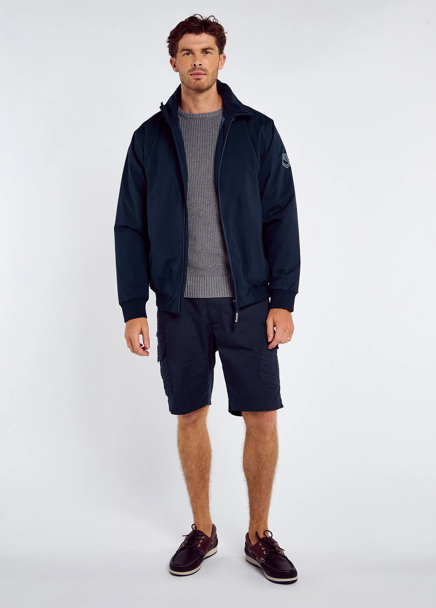 Starboard Men's Waterproof Blouson Jacket- Navy