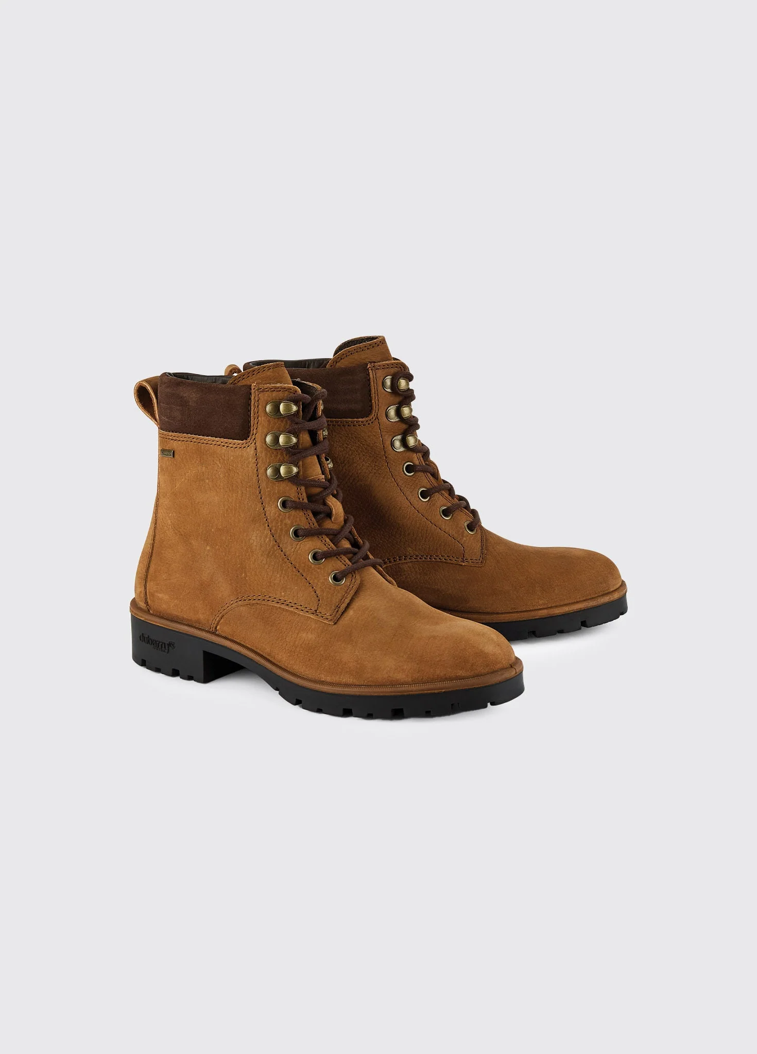 Strokestown Lace Up Ankle Boots - Brown