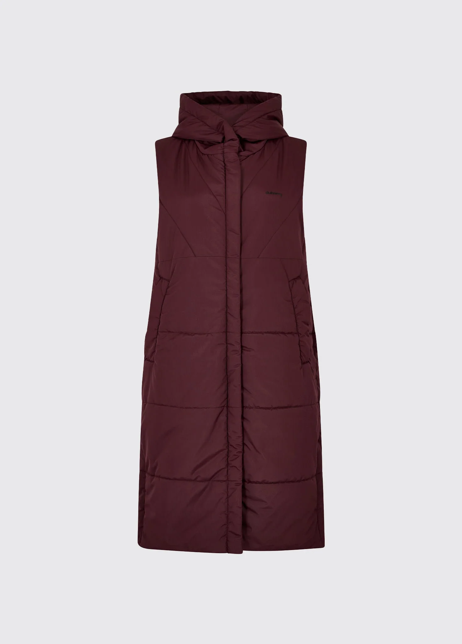 Ryan Women's Hooded Vest - Ox Blood