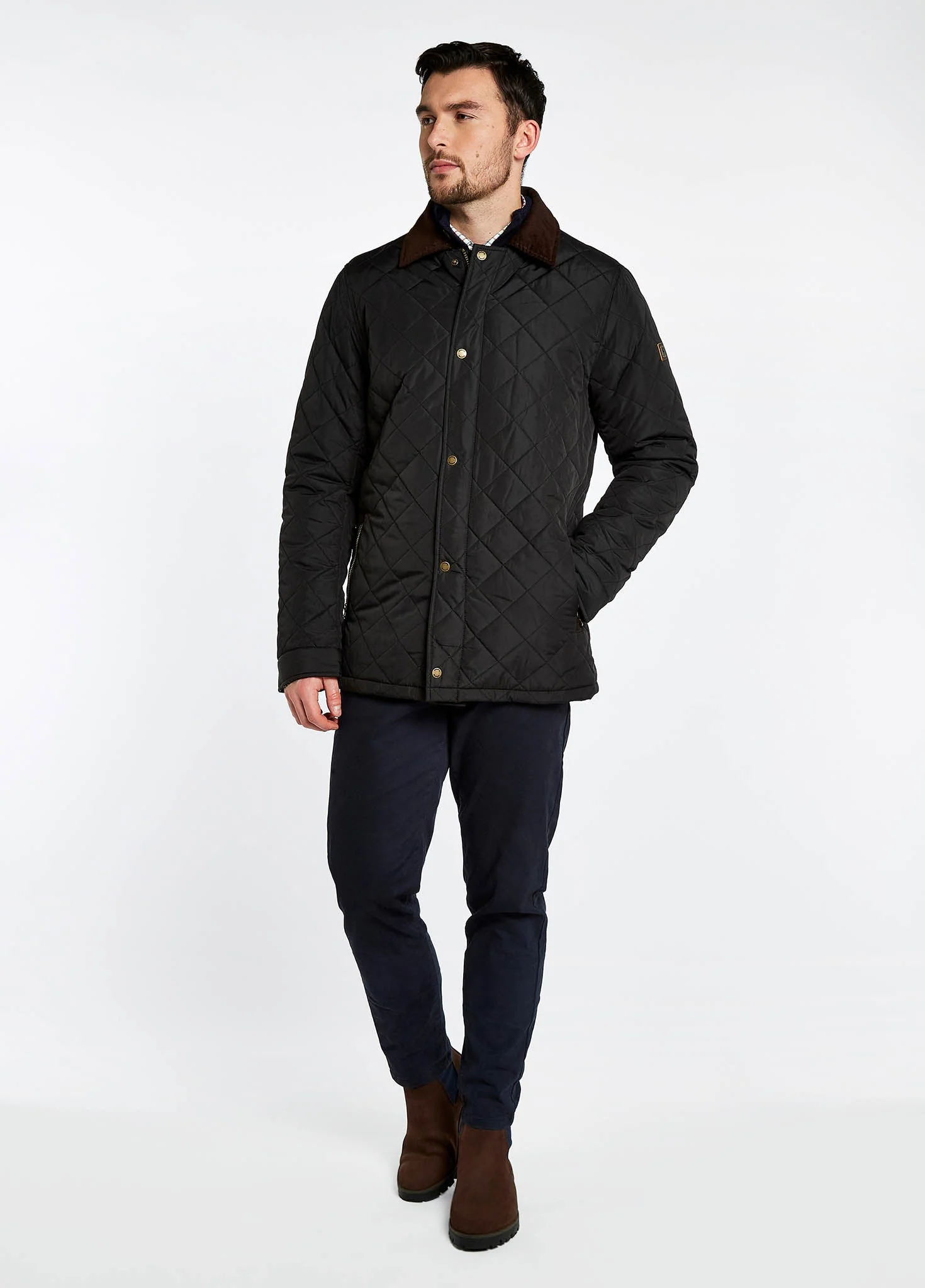 Mountusher Men's Quilted Jacket - Black