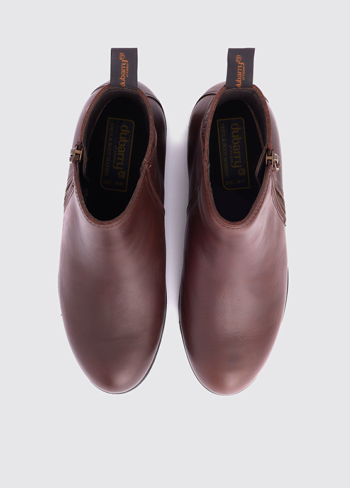 Dubarry Carlow Side Zip Women's Ankle Boots Chocolate