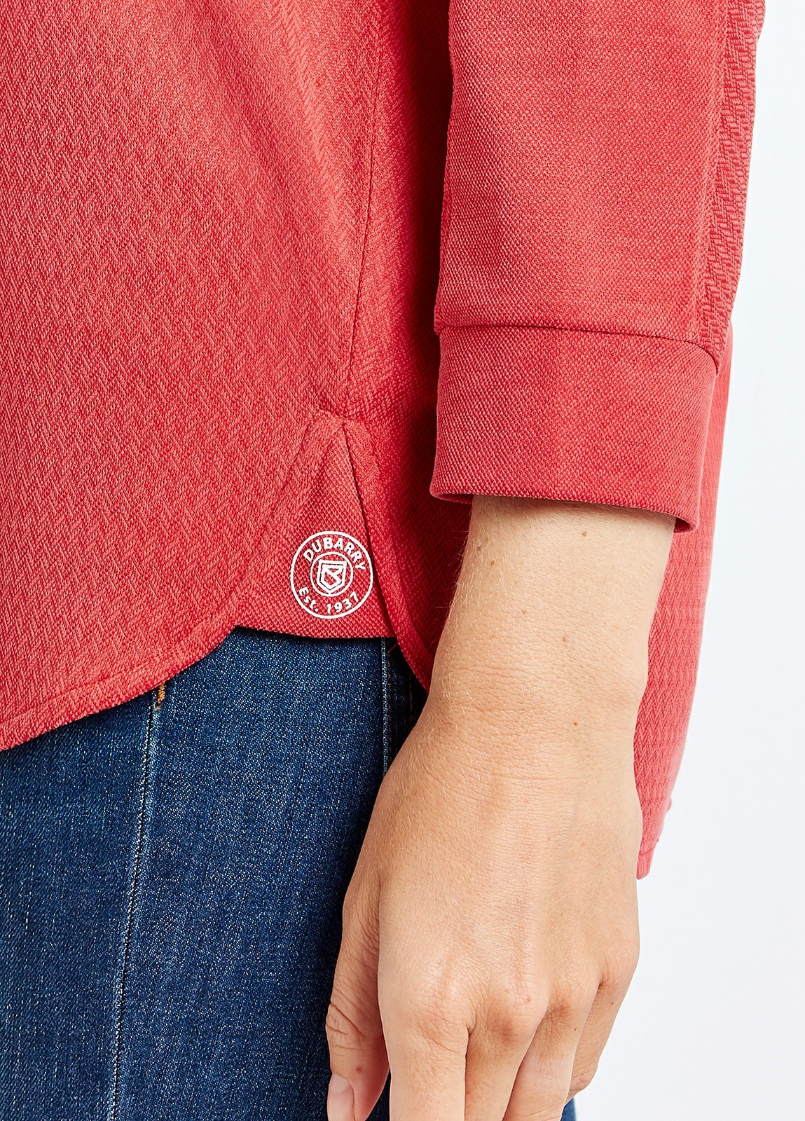 Dubarry Templehouse Tunic Tops Women's Shirts Red