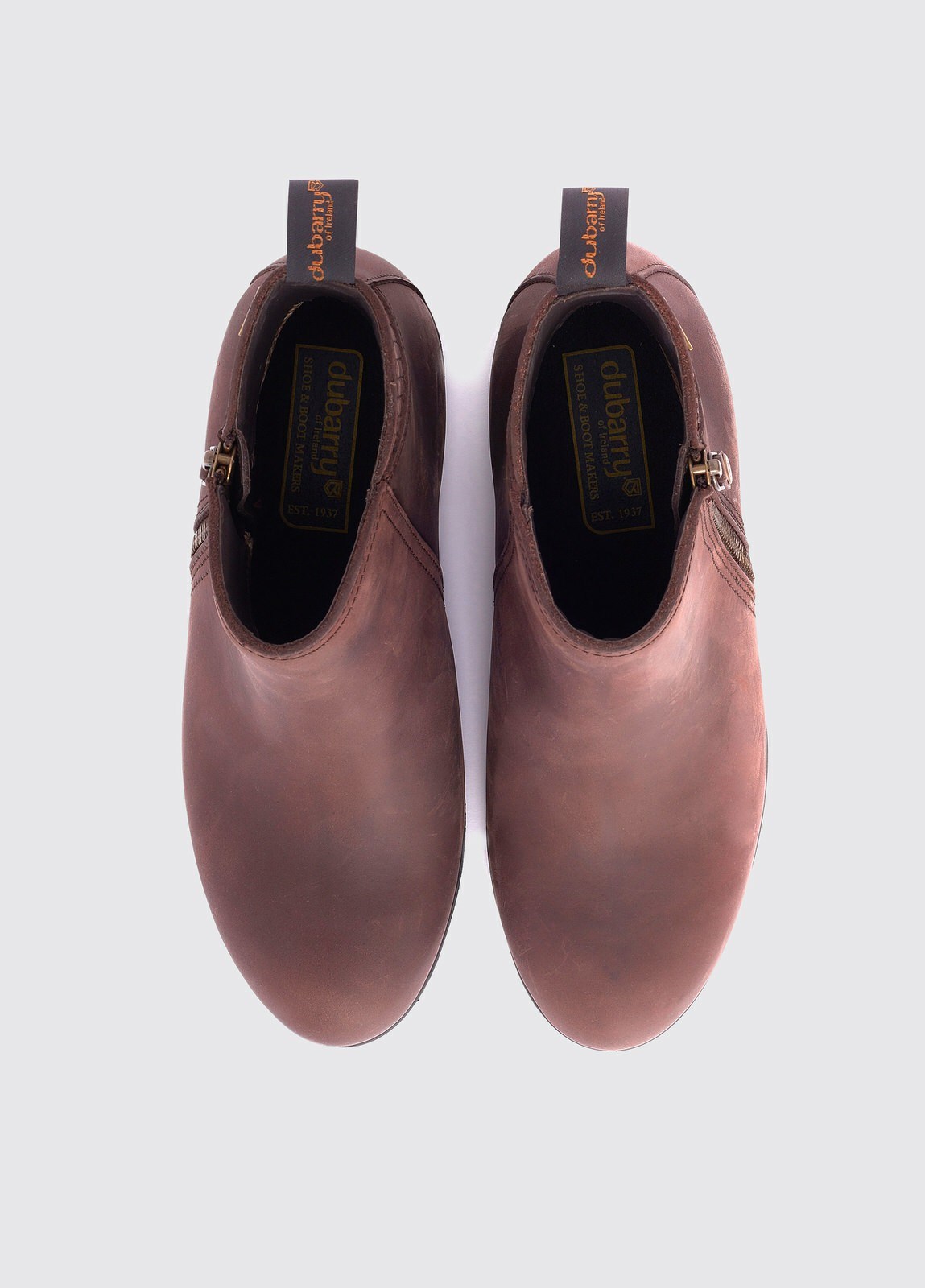 Dubarry Carlow Side Zip Women's Ankle Boots Brown