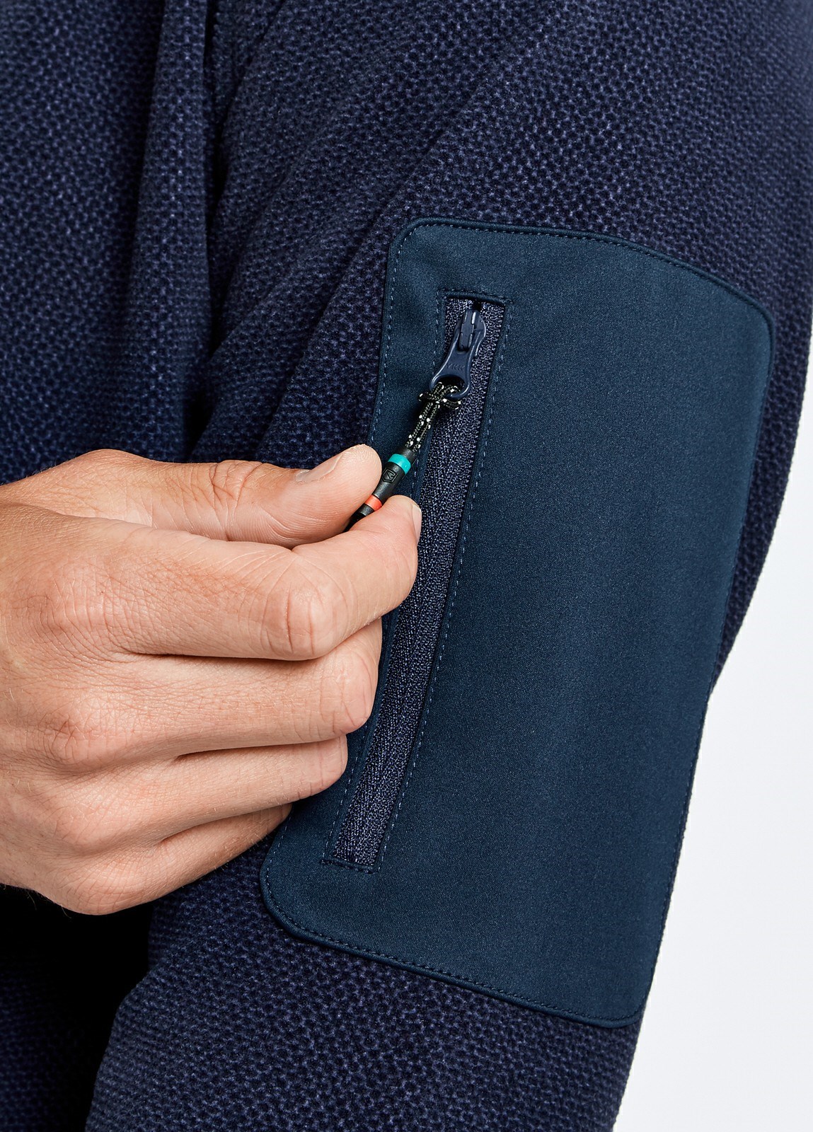 Dubarry Monaco Unisex Quarter-zip Fleece Men's Jackets Navy