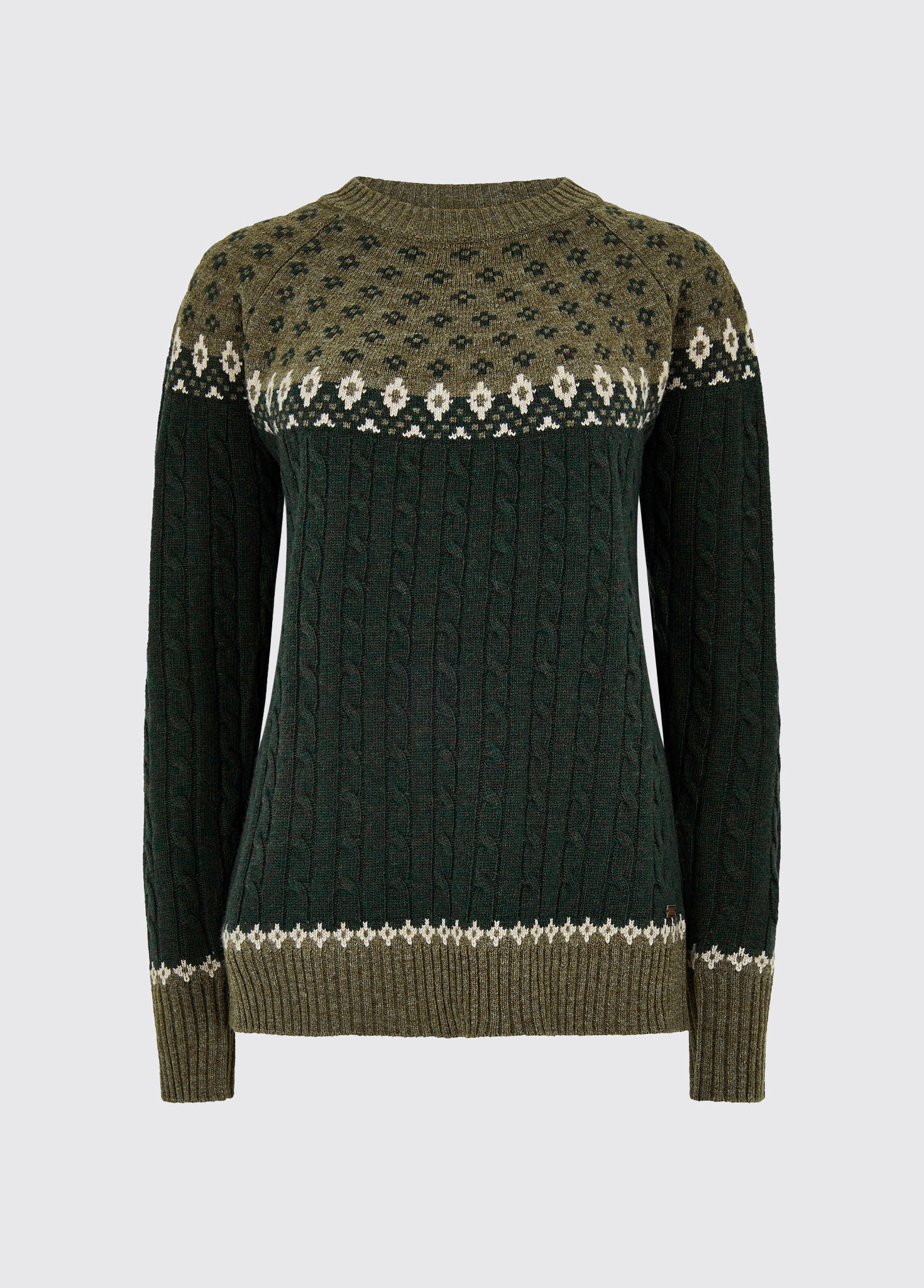 Thornfield Women's Fair Isle knit - Olive