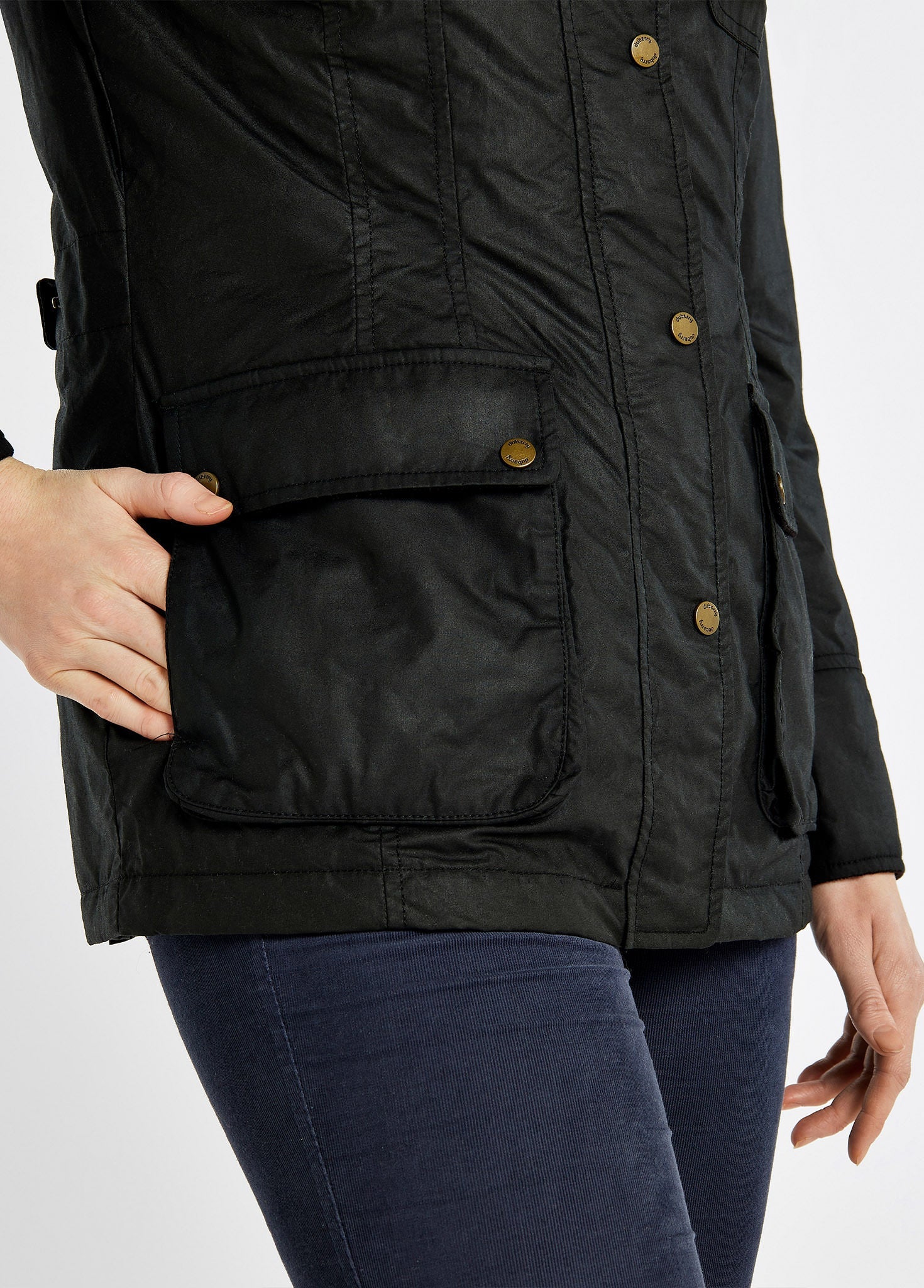 Munsboro Waxed Cotton Jacket - Black