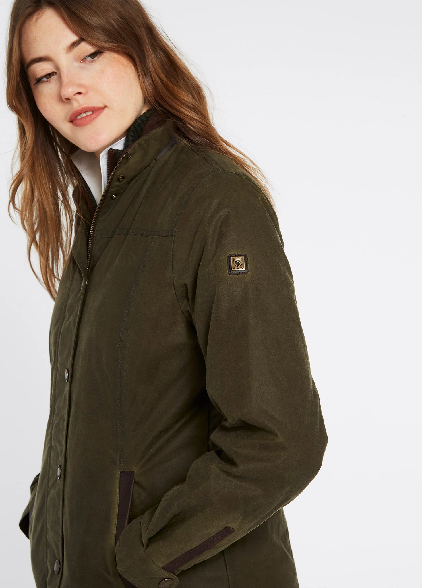 Mountrath Ladies Waxed Cotton Jacket - Fennel