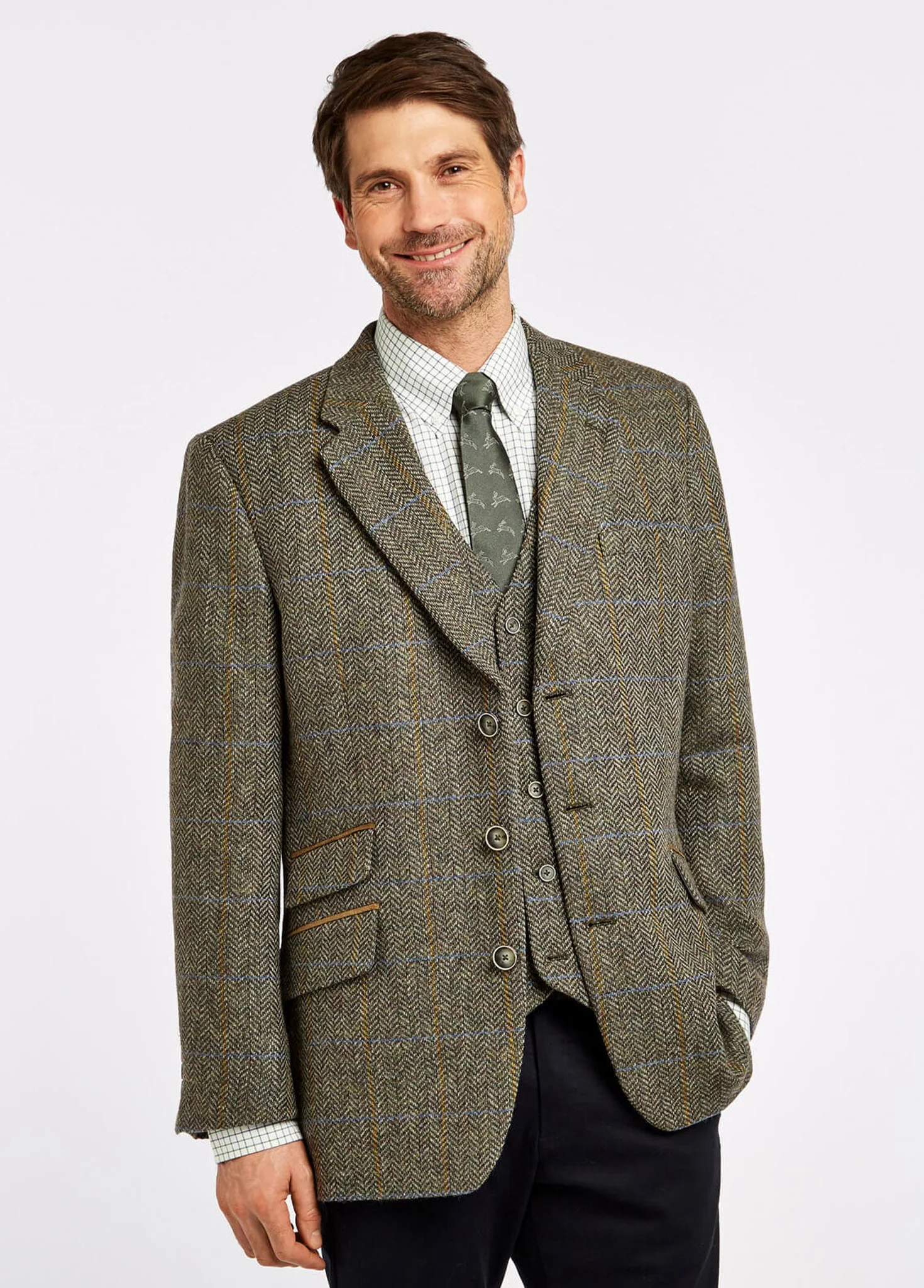 Rockingham Tweed Jacket - Woodbine