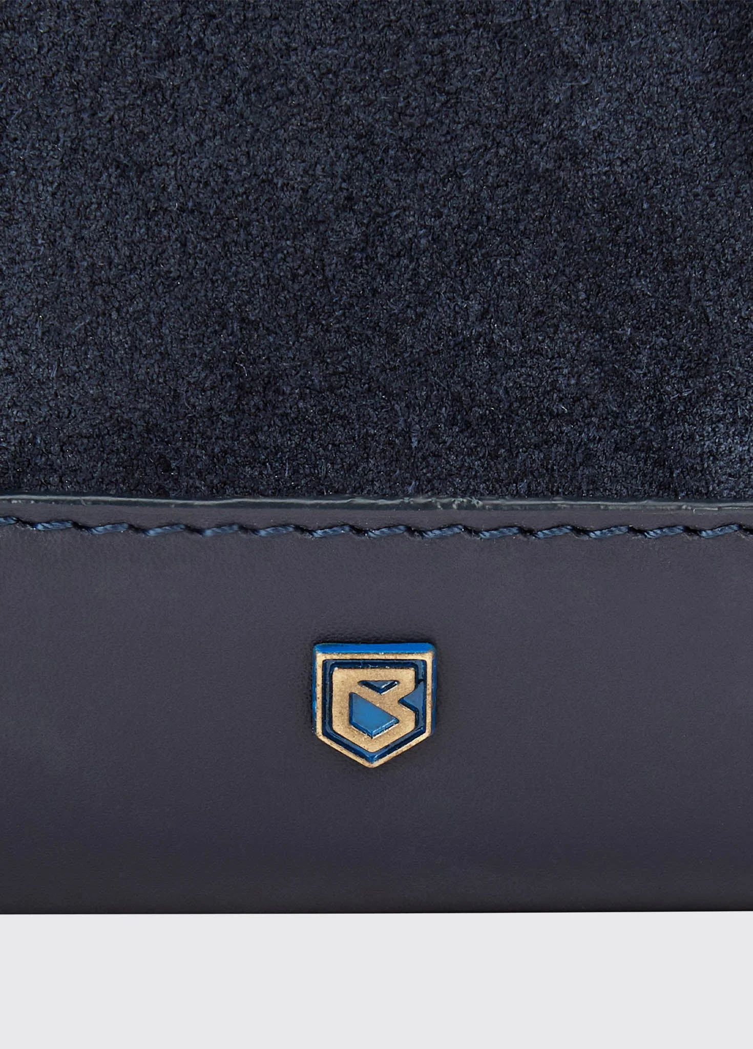 Richmond Ladies Suede Purse - French Navy