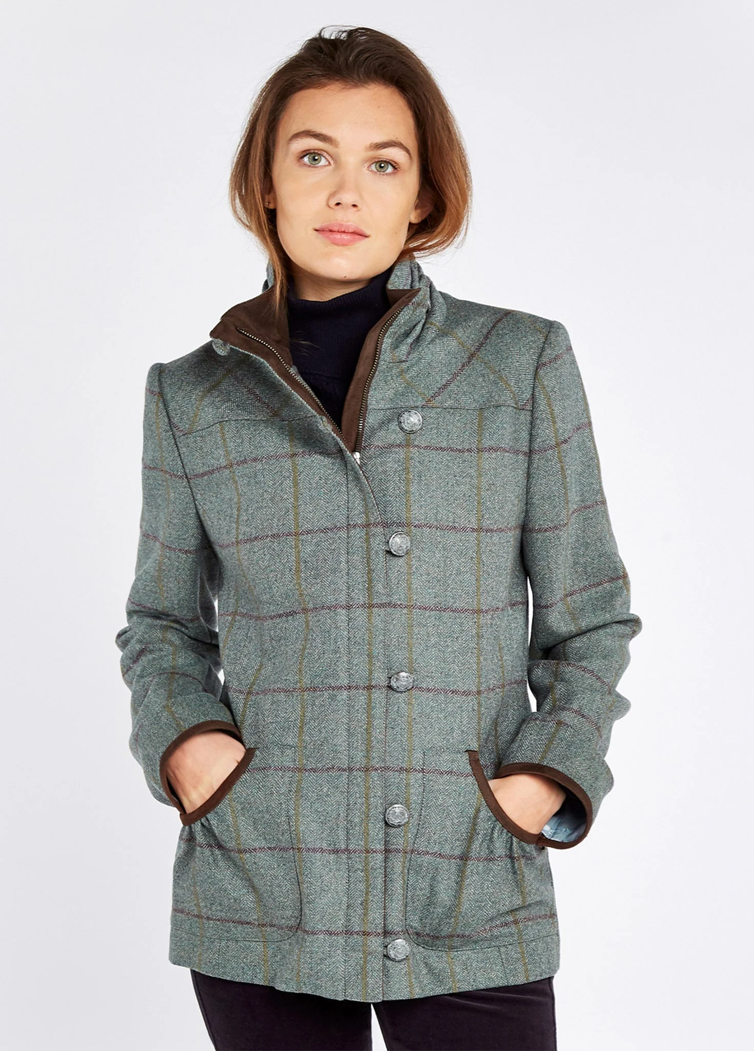 Bracken Tweed Coat - Sorrel