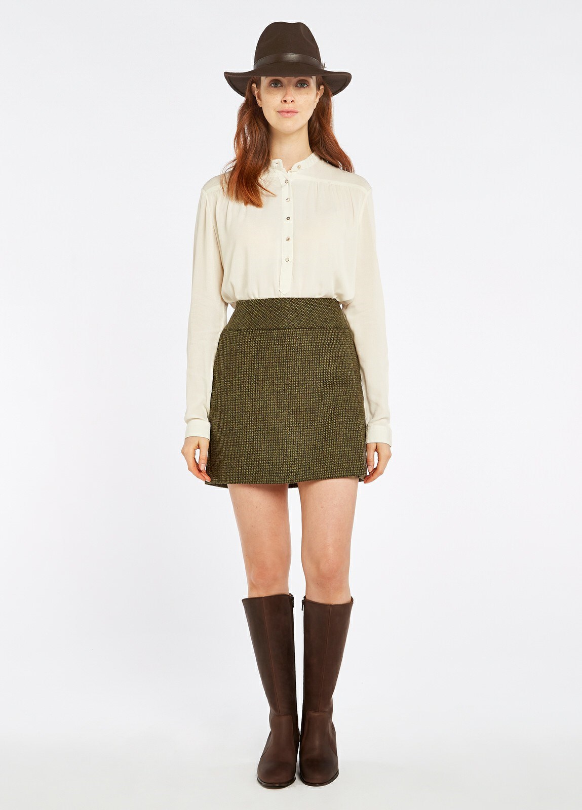 Dubarry Bellflower Tweed Women's Skirts Brown