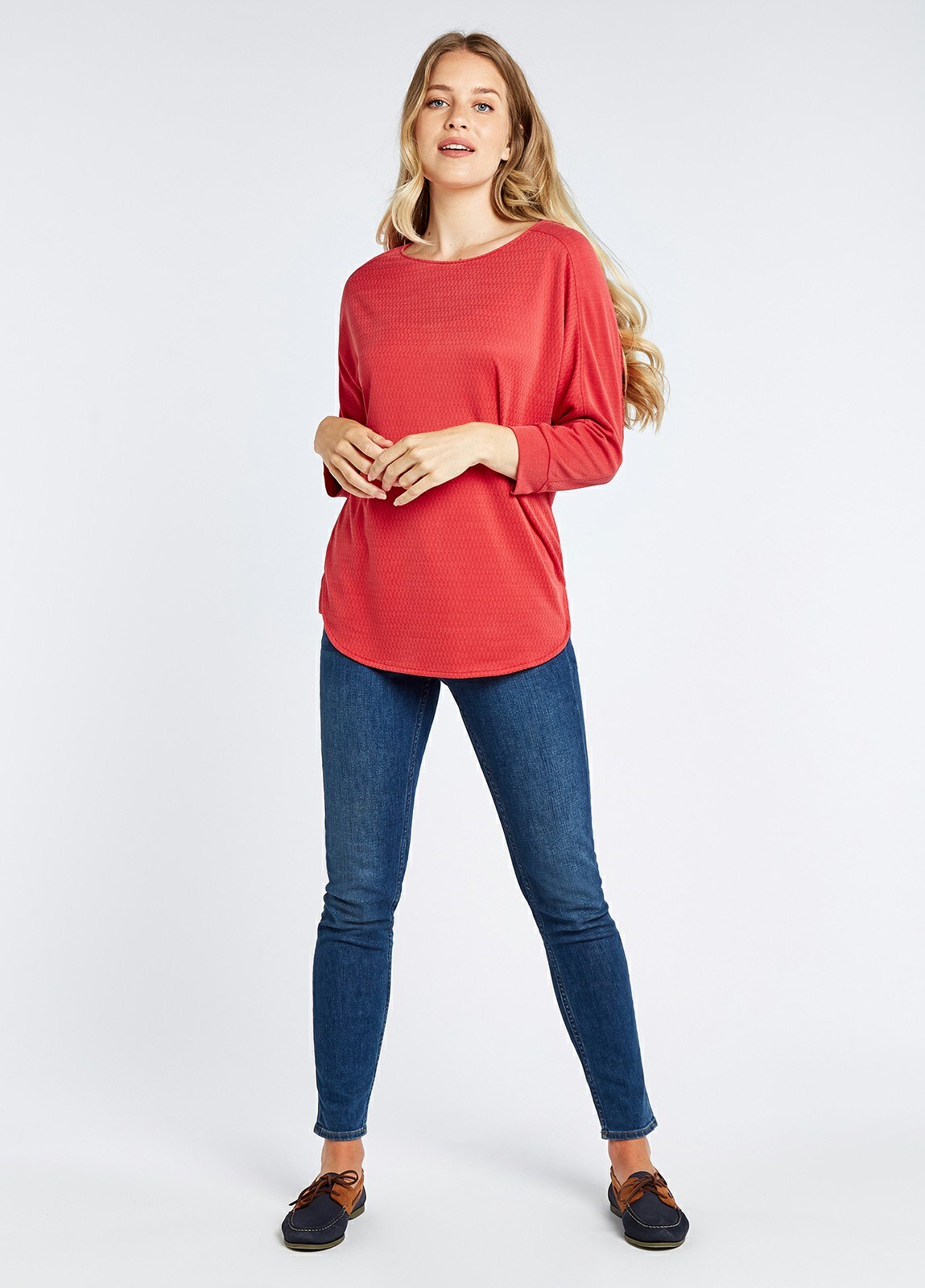 Dubarry Templehouse Tunic Tops Women's Shirts Red