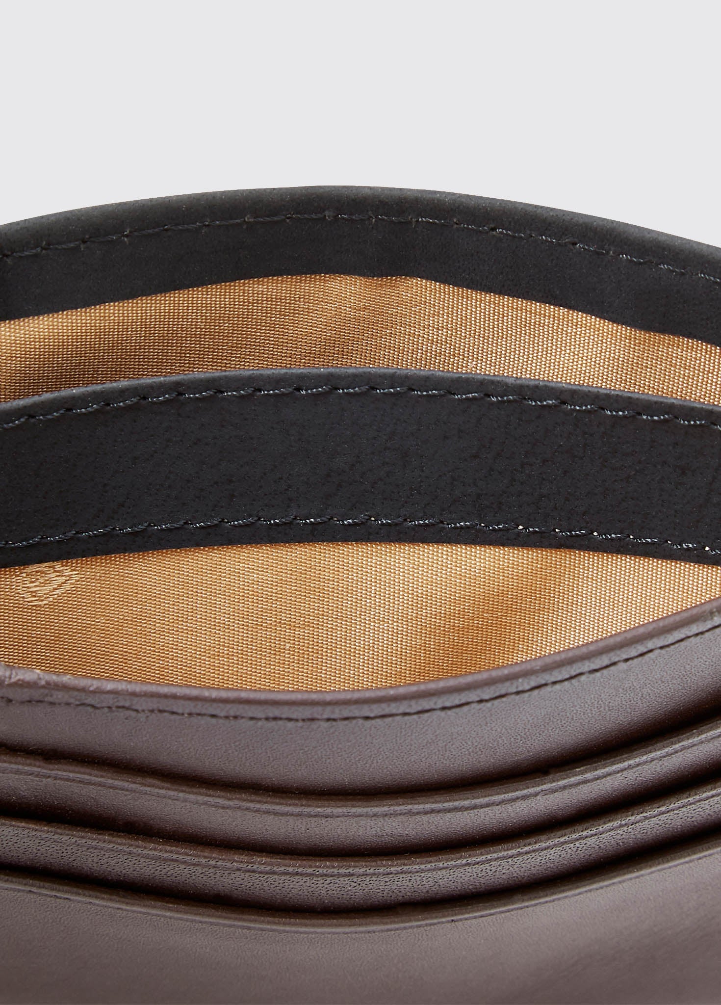 Rosmuc Leather Wallet - Black/Brown