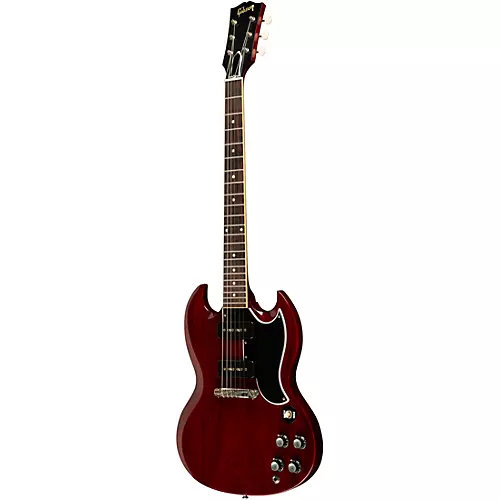 Gibson Custom 1963 SG Special Reissue Lightning Bar VOS Electric Guitar Cherry Red