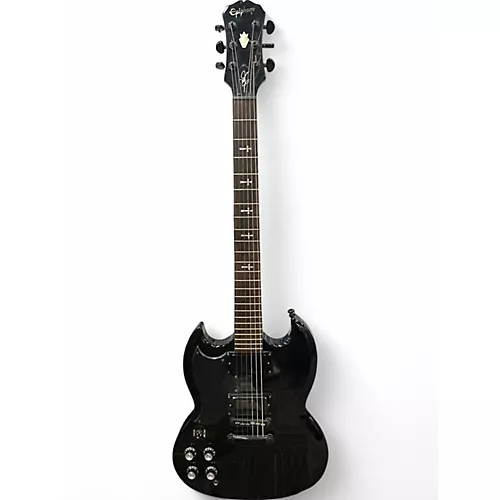 Used Epiphone Tony Iommi SG Custom Black Electric Guitar Black