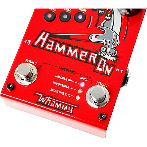 DigiTech HammerOn Pitch Octave Effects Pedal Red
