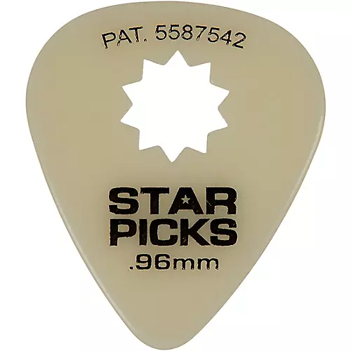 Everly Star Glow In The Dark Celluloid Guitar Picks .46 mm 12 Pack