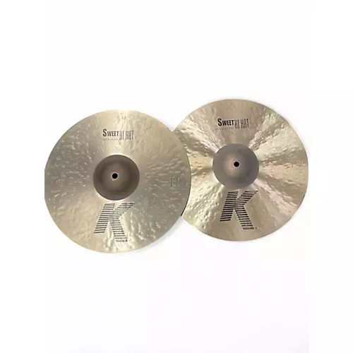 Used Zildjian 14in K Sweet Hi-Hat Pair Cymbal 33
